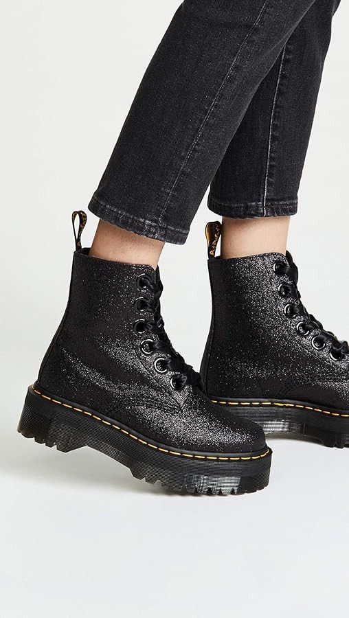 Dr. Martens Dr. Martens Molly Glitter Platform Boots Sparkly British Size US 7 / IT 37 - 16 Thumbnail