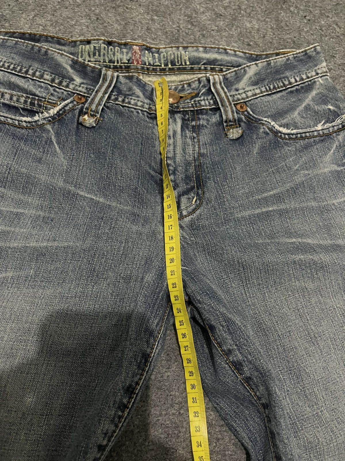 Blue Blue Japan Vintage Blue Way Japan Oniarai Nippon Embroidered Jeans Size US 31 - 17 Thumbnail