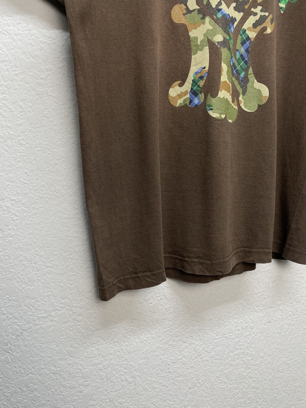 Stussy Vintage Y2K Stussy x New York Yankees Brown Tee T-shirt Size US M / EU 48-50 / 2 - 7 Thumbnail