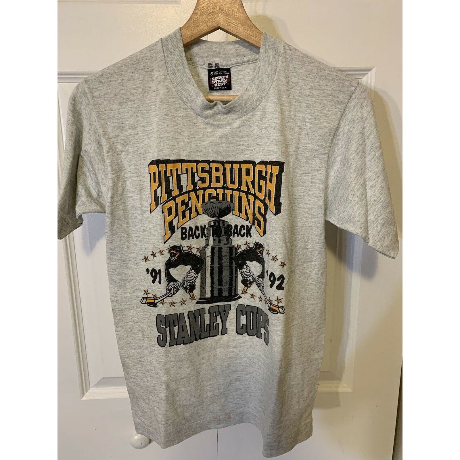 Other Vintage Pittsburgh Penguins 91 92 Back To Back Stanley Cups Size US S / EU 44-46 / 1 - 3 Thumbnail