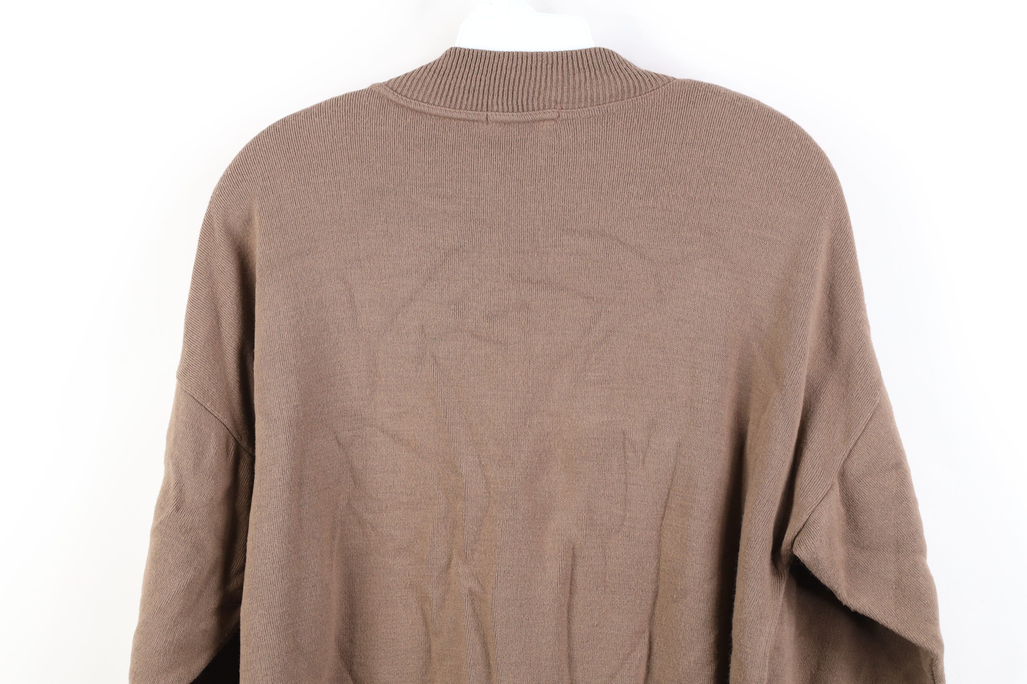 Vintage Vintage 90s Streetwear Ribbed Knit Pocket Sweater USA Size M / US 6-8 / IT 42-44 - 10 Thumbnail
