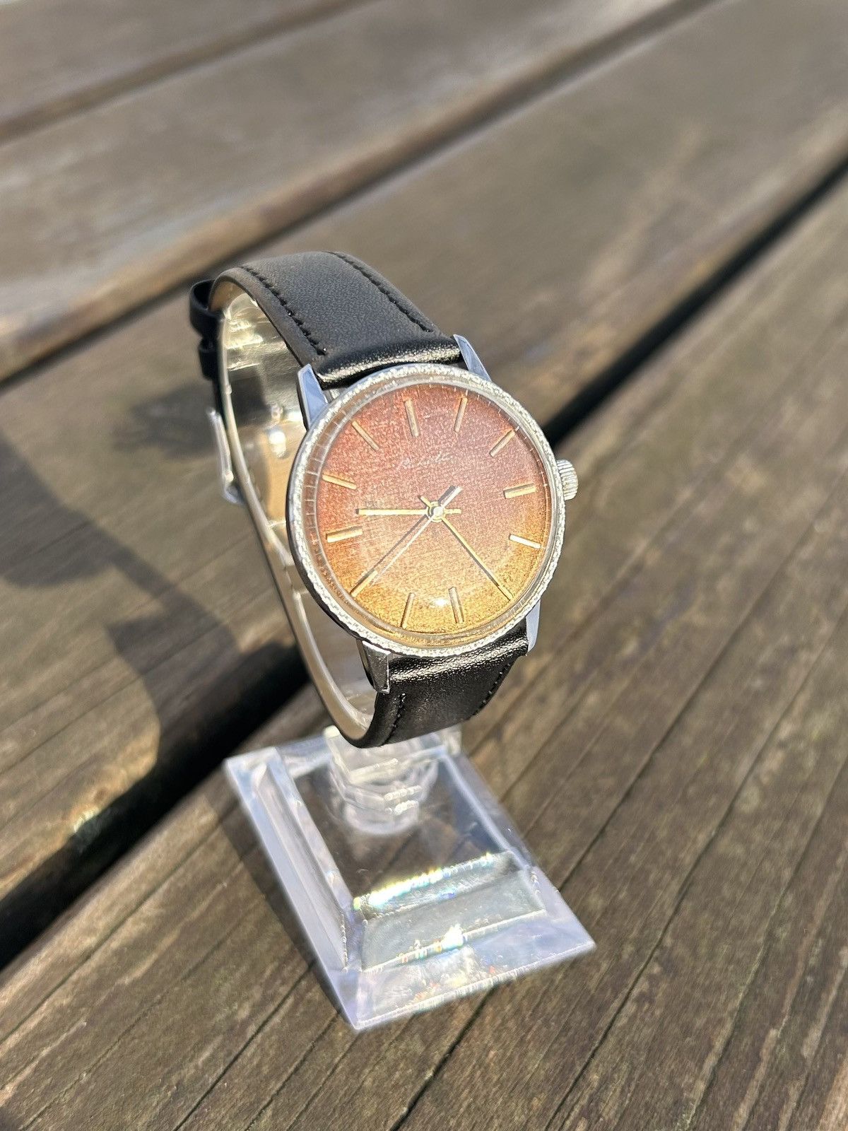 Vintage Vintage Watch Soviet USSR Mechanical Raketa Hand Winding Size ONE SIZE - 11 Thumbnail