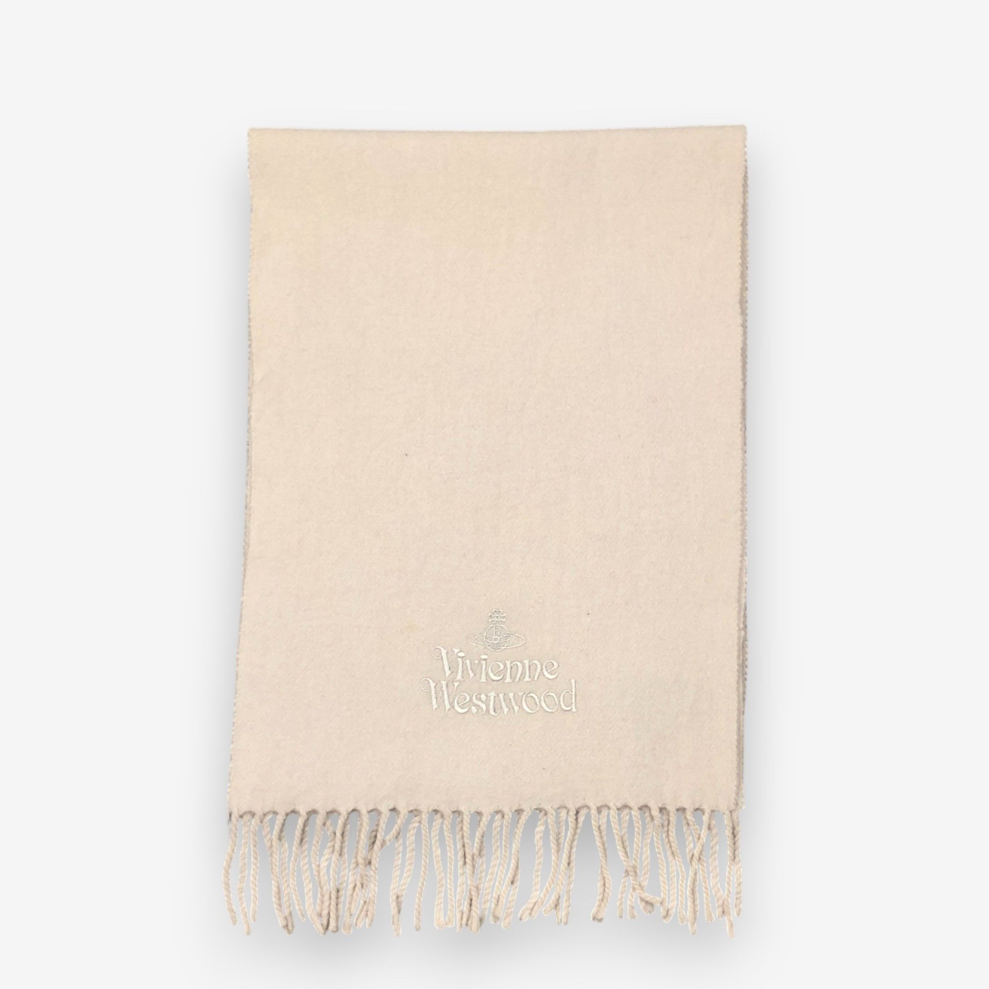 Japanese Brand Vintage Vivienne Westwood Scarf Muffler Orbs Wool Scarves Size ONE SIZE - 2 Thumbnail