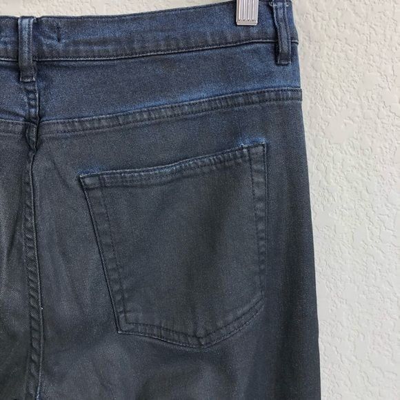 The Kooples The Kooples Skull Hardware Two Tone Slim Straight Jeans Size US 30 / EU 46 - 8 Thumbnail
