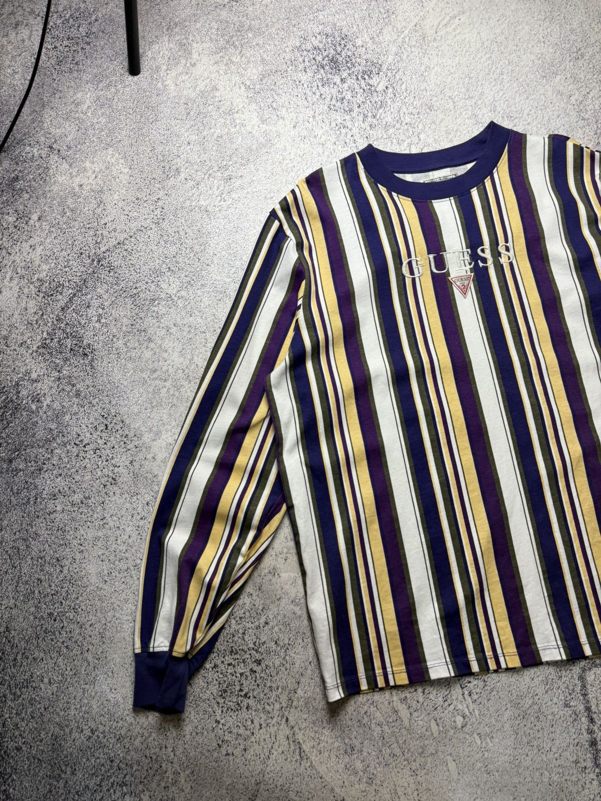 A$AP Rocky Guess x A$AP Rocky Long Sleeve Orange Striped T-Shirt Size US L / EU 52-54 / 3 - 2 Thumbnail