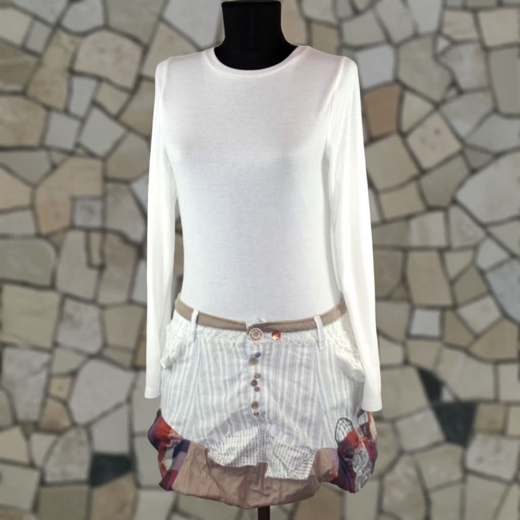Desigual Desigual womens mini skirt Size 38 Multicoloured A-Line Cotton Size 26" / US 2 / IT 38 - 1 Thumbnail