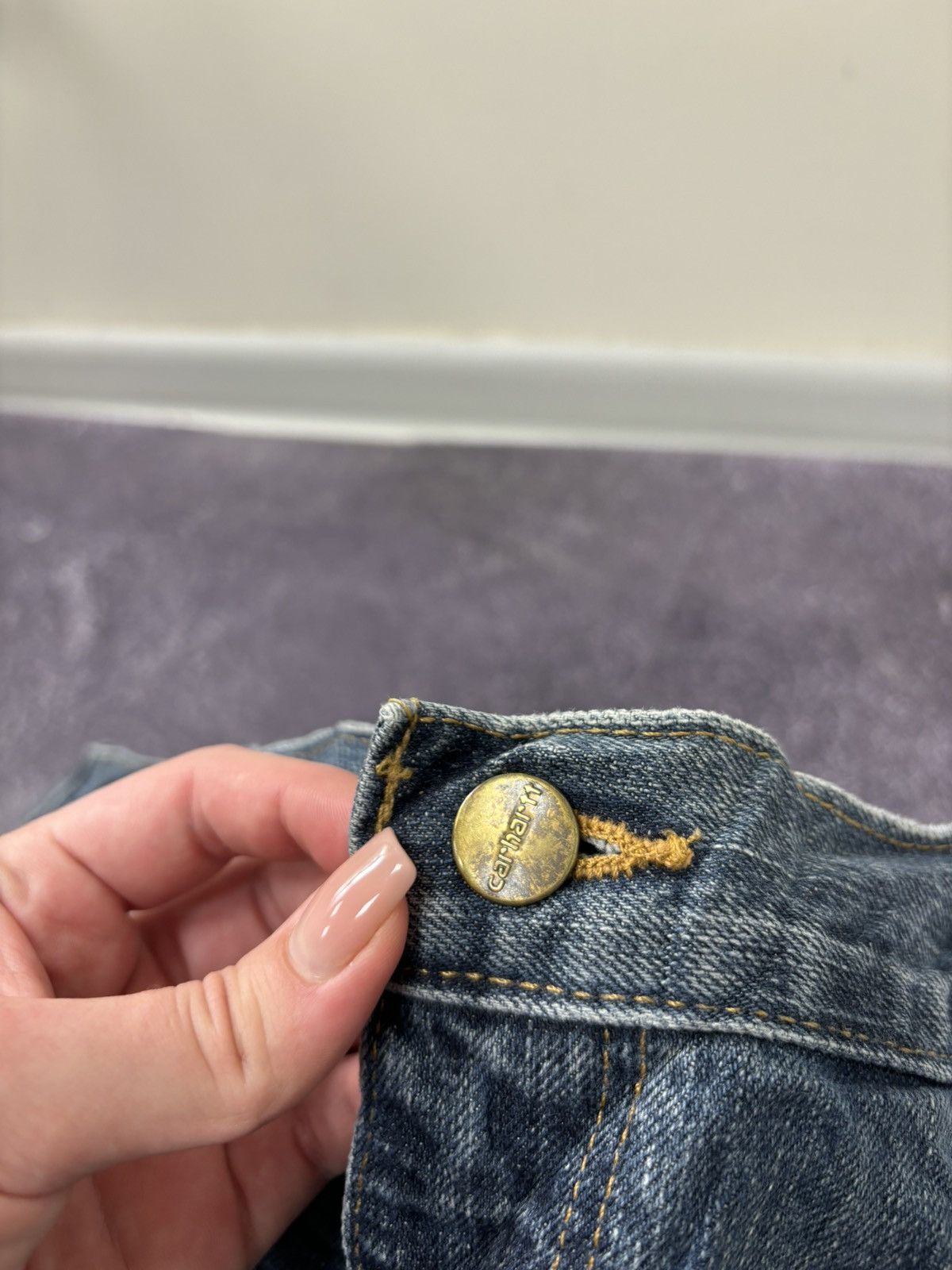 Carhartt Vintage 90s Carhartt USA Distressed Work Hype Baggy Jeans Size US 36 / EU 52 - 16 Thumbnail