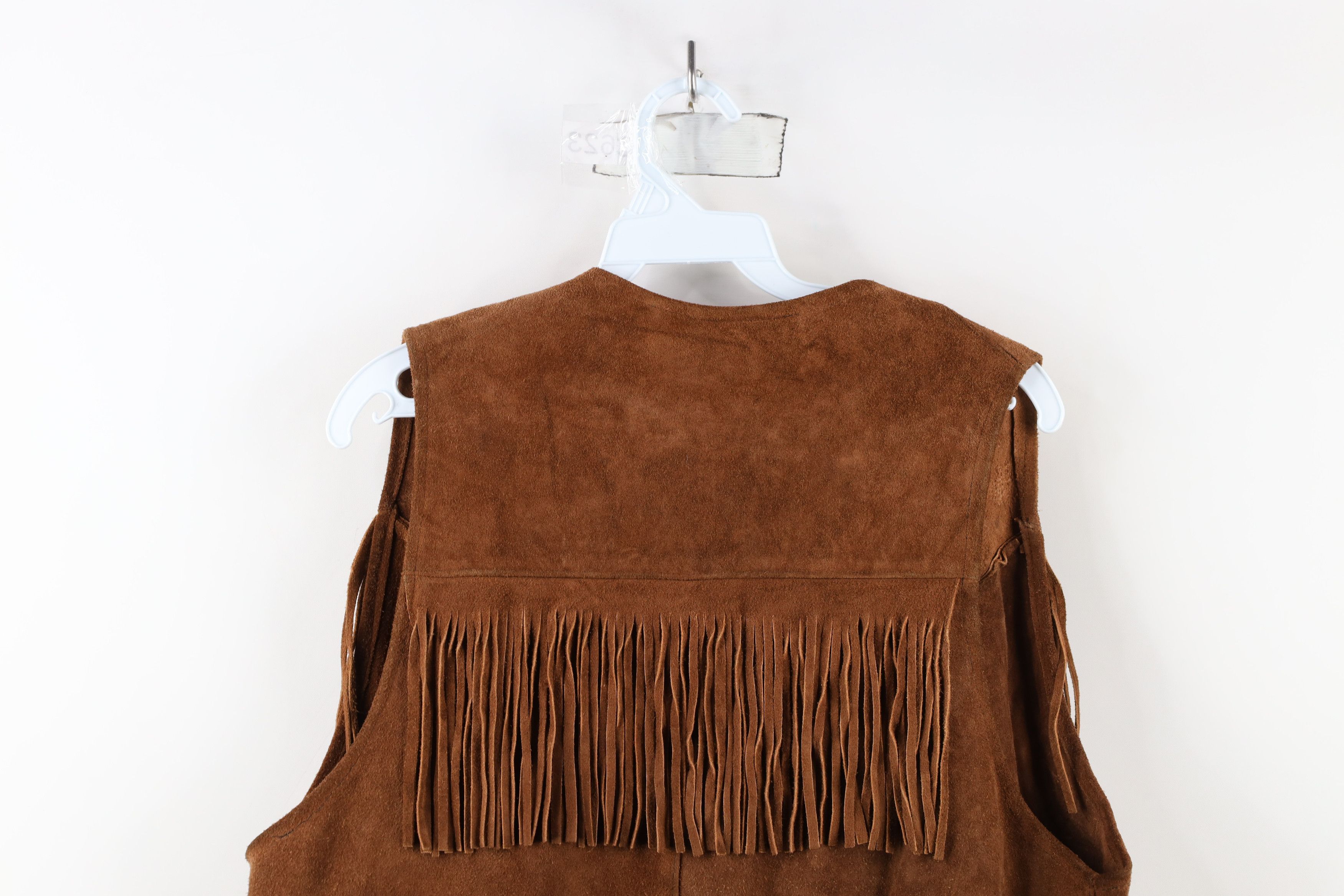 Vintage Vintage 60s 70s Streetwear Leather Western Open Vest USA Size US M / EU 48-50 / 2 - 9 Thumbnail