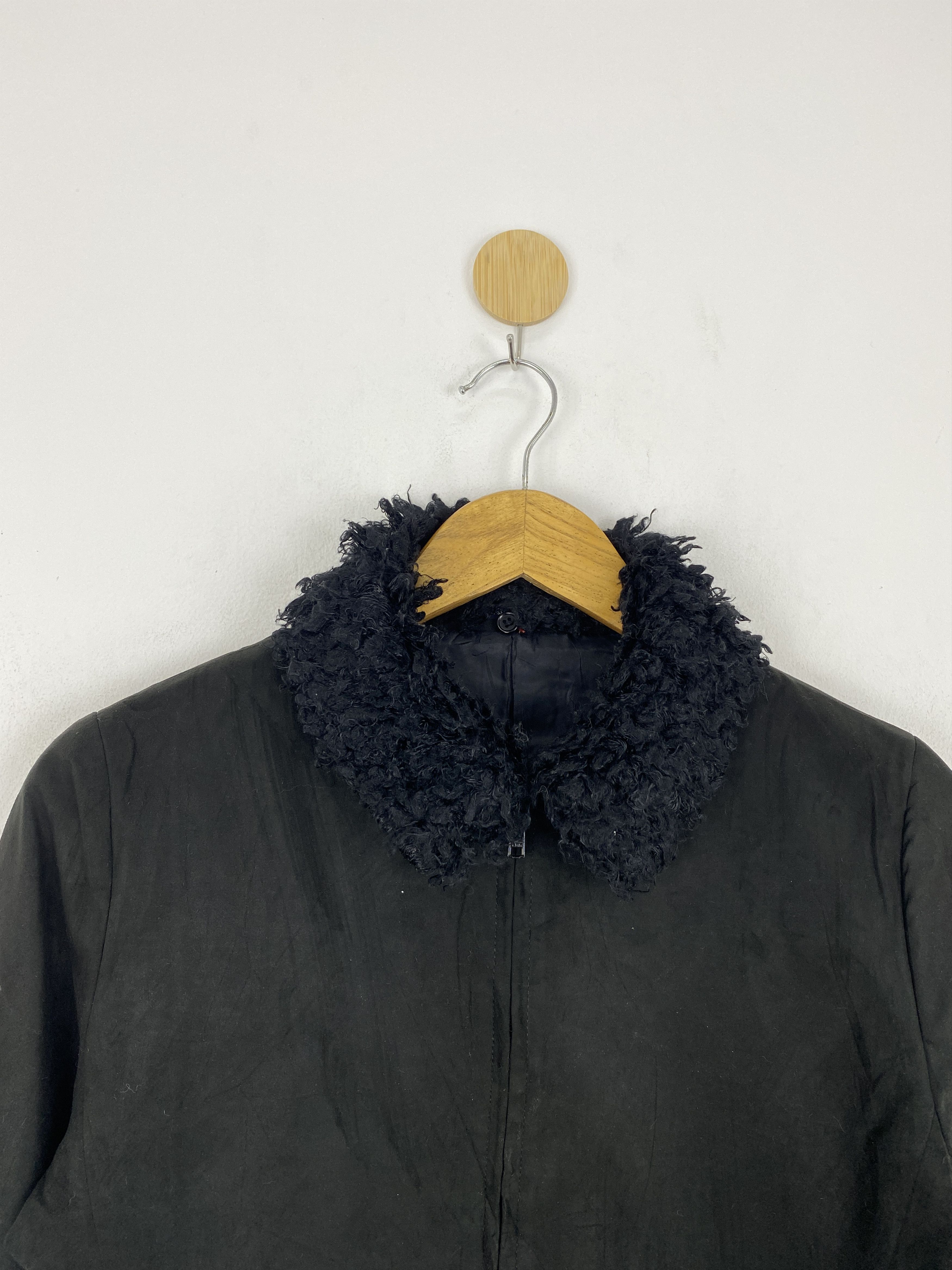 Japanese Brand Ined X Yohji Yamamoto Sherpa Collar Jacket MJ0103Z Size XS / US 0-2 / IT 36-38 - 2 Thumbnail
