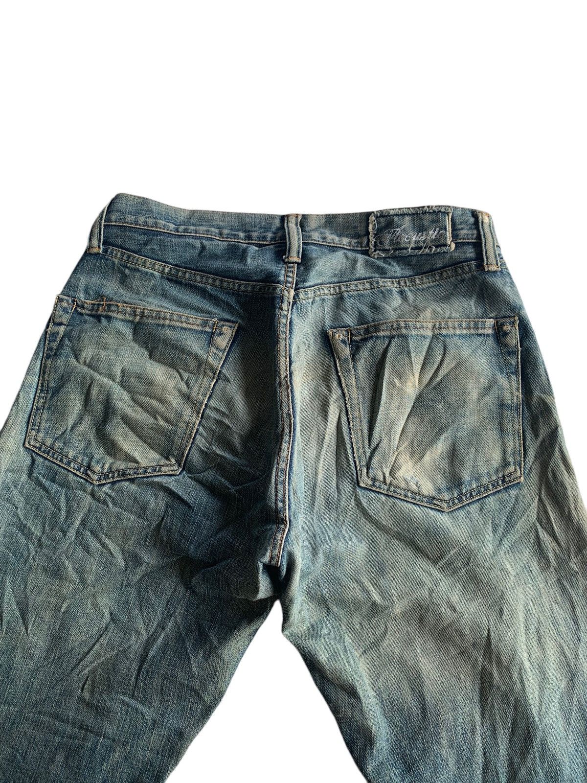 Japanese Brand × Jean Vintage Acoustic Japanese Rare Selvedge Distressed Denim Size US 31 - 7 Thumbnail