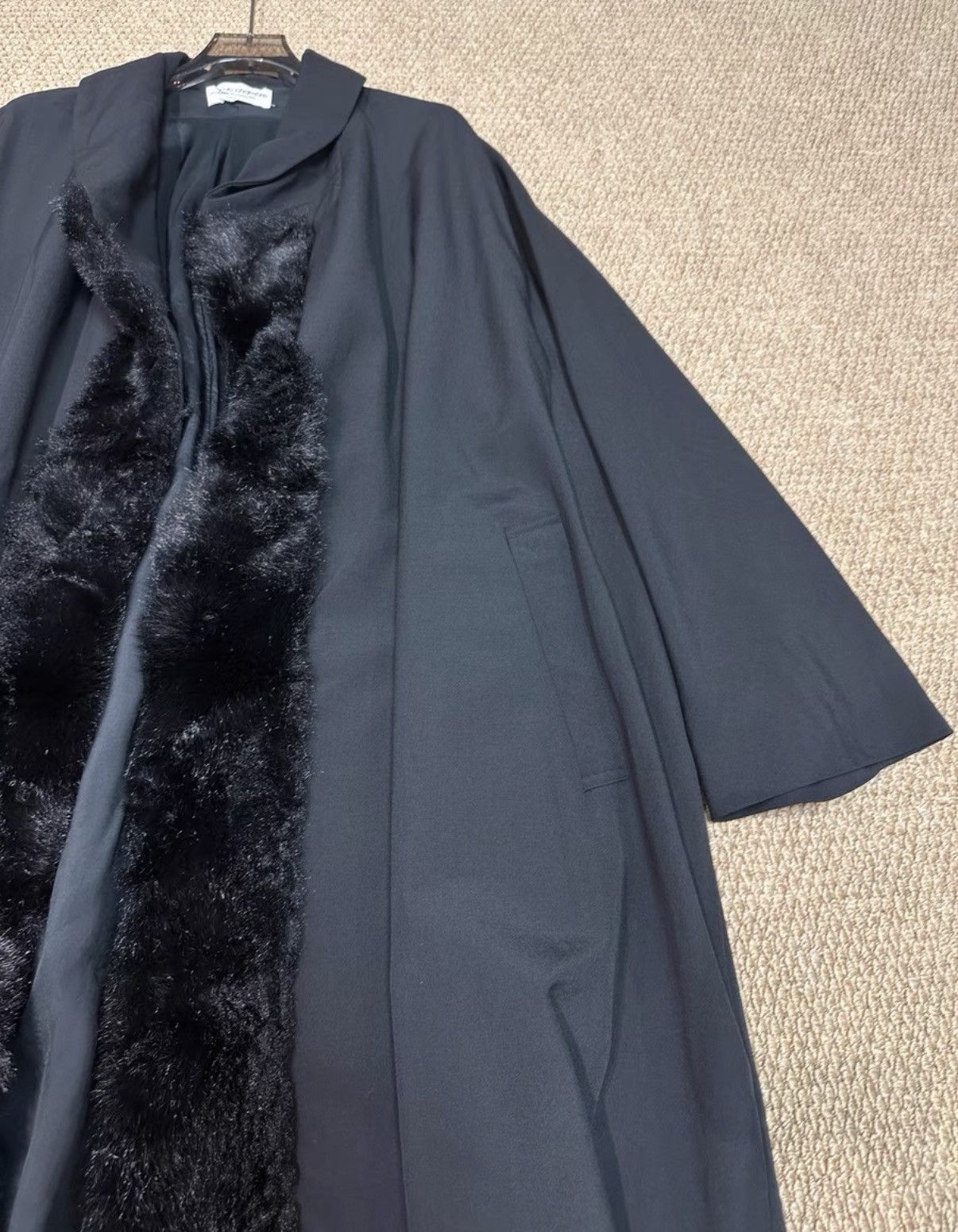 Comme des Garcons Comme des Garçons Furry Collar Deconstructed Long Coat K23 Size US L / EU 52-54 / 3 - 6 Thumbnail