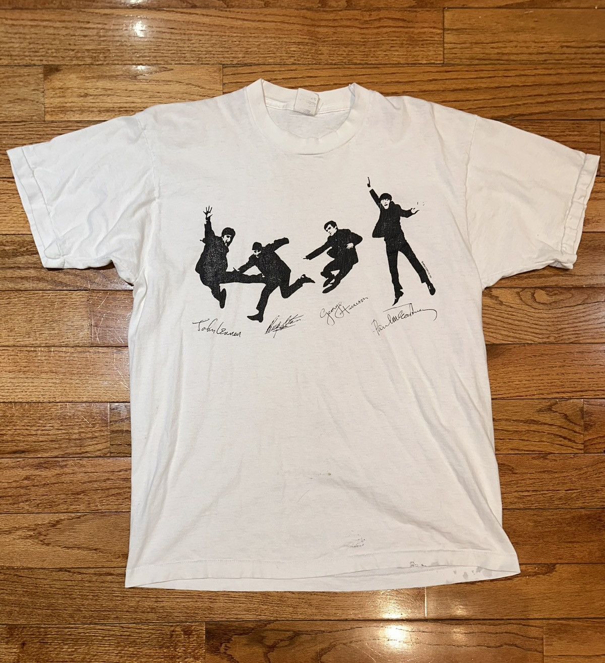 Vintage Vintage 1987 Beatles Tee Size US XL / EU 56 / 4 - 1 Thumbnail