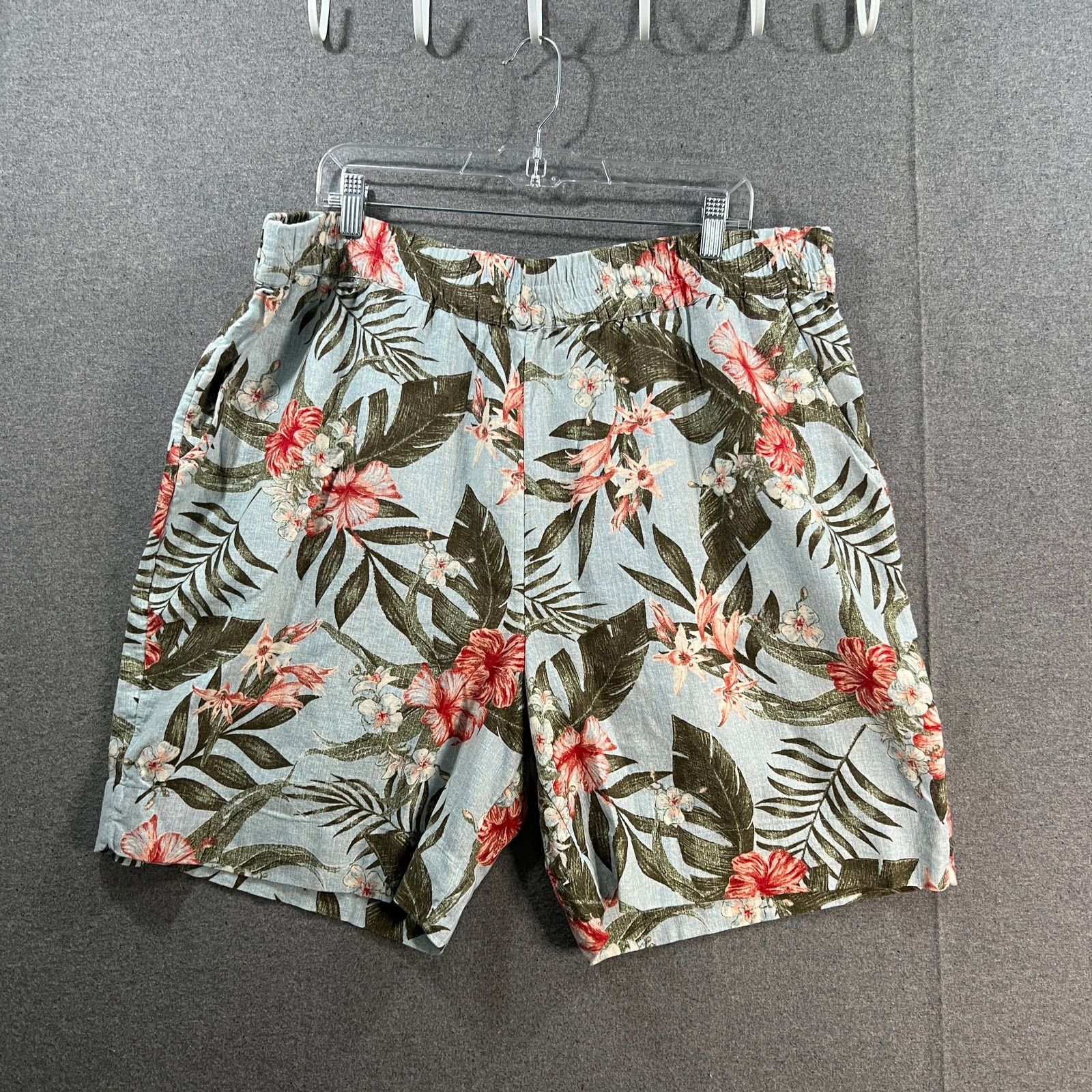 Denim & Co. Denim & Co. Naturals Regular Linen Blend Shorts Size 1X Size 40" / US 18 - 2 Thumbnail