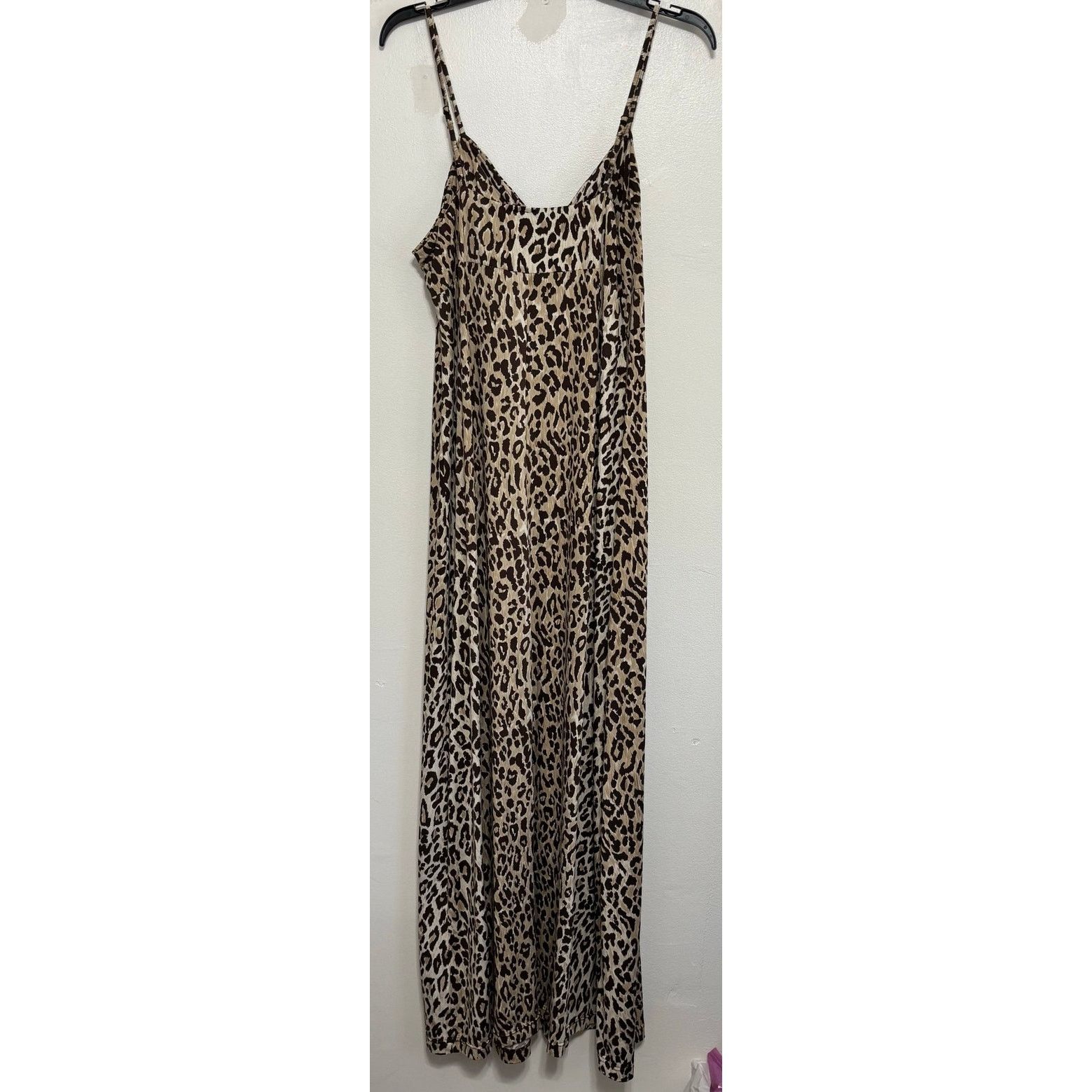 Other Essentials by Milano Leopard Print Slip Maxi Dress Large Size L / US 10 / IT 46 - 2 Thumbnail