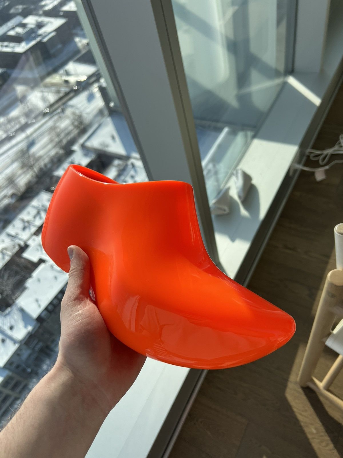Balenciaga Balenciaga Orange Technoclog Size US 7 / EU 40 - 3 Thumbnail
