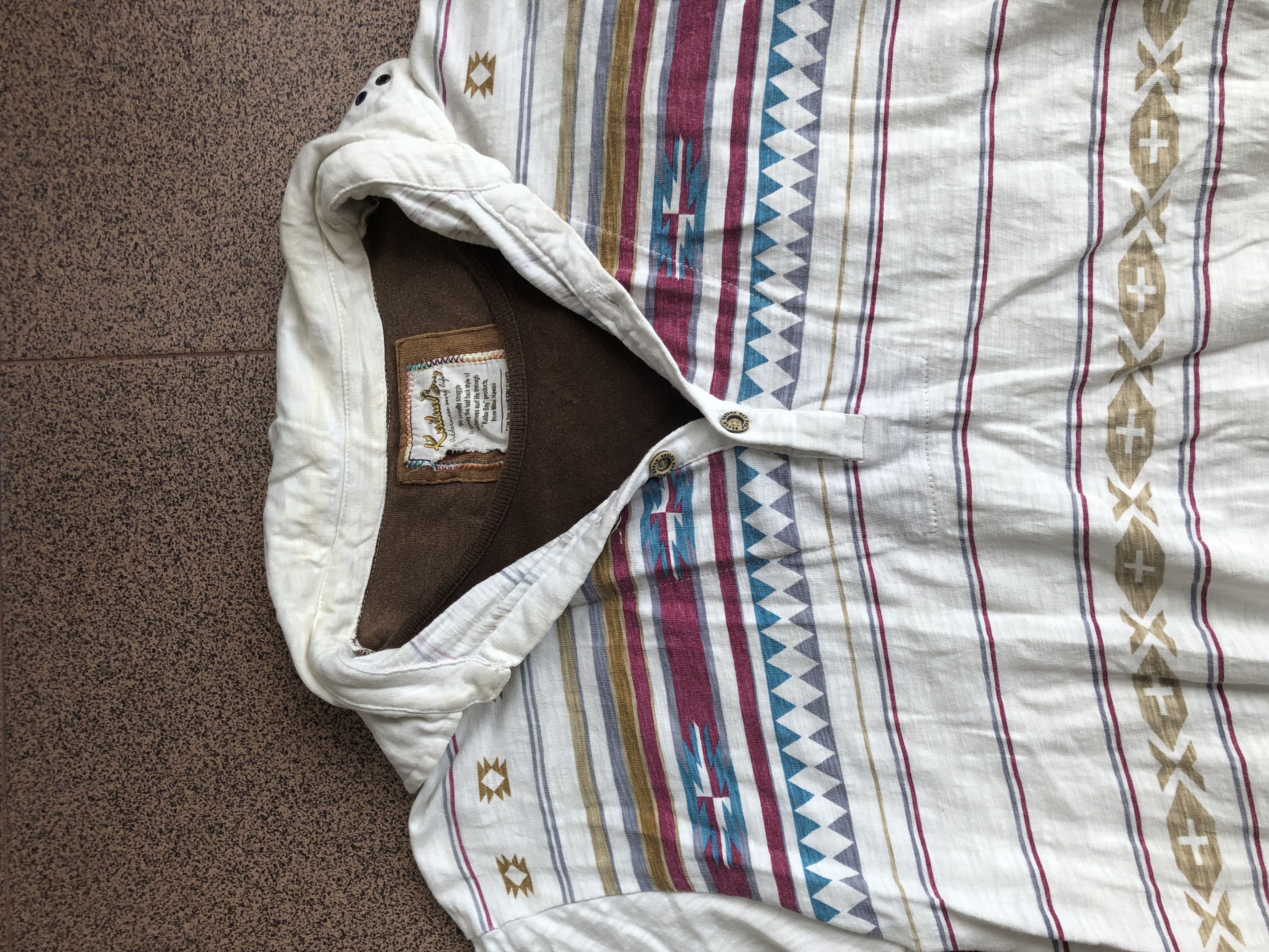 If Six Was Nine 2000s Double Layer Collar Kailua Bay Vkei Style Y2k Japanese Size US L / EU 52-54 / 3 - 5 Thumbnail