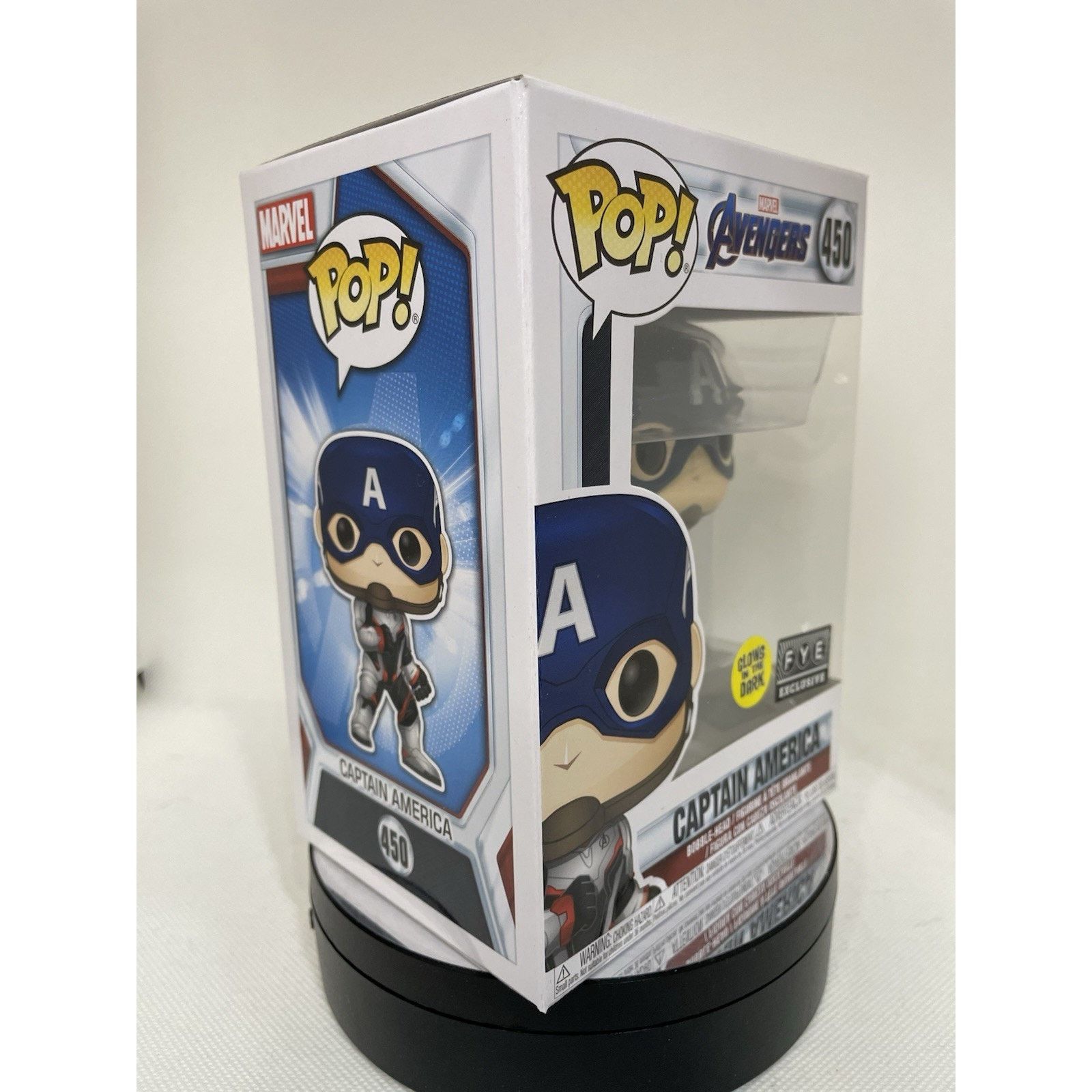 Other Funko Pop Captain America Glows in the Dark - FYE Exc 450 Size ONE SIZE - 8 Thumbnail