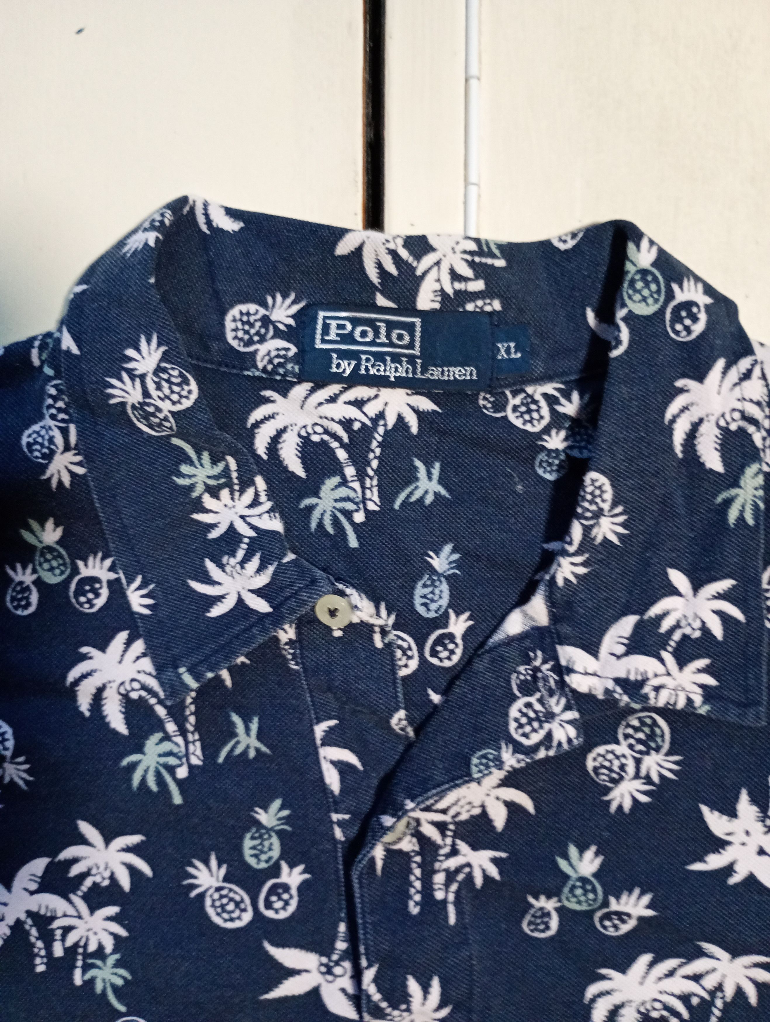 Polo Ralph Lauren Polo Ralph Lauren Printed Polo Shirt Vintage 90's Size US XL / EU 56 / 4 - 6 Thumbnail