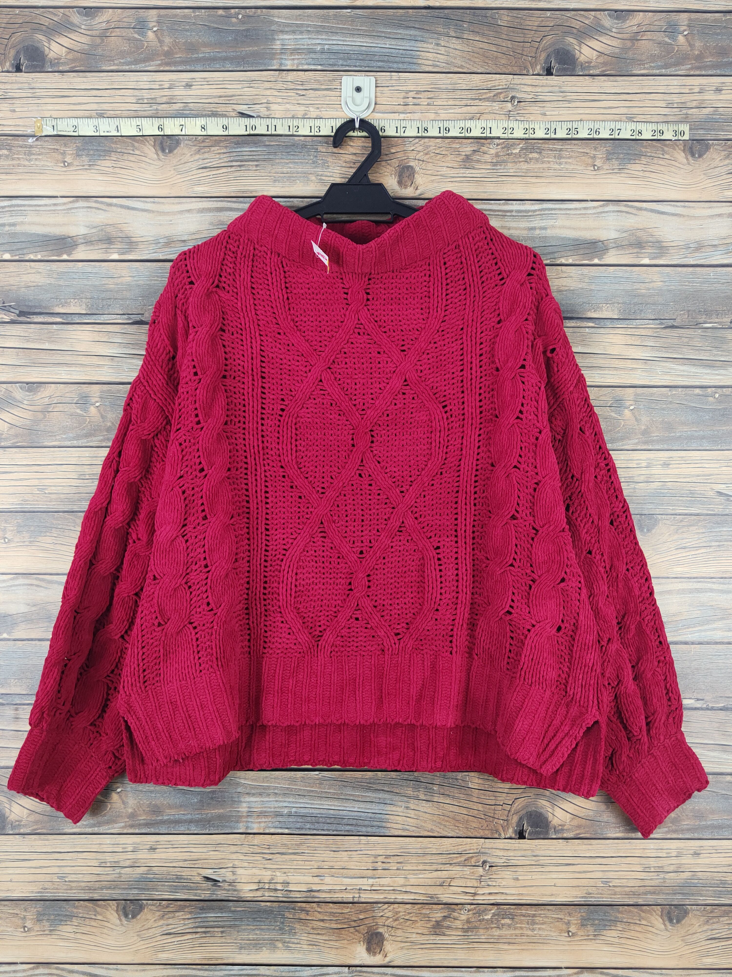 GU Red japan Knitwear sweatshirt #W1102