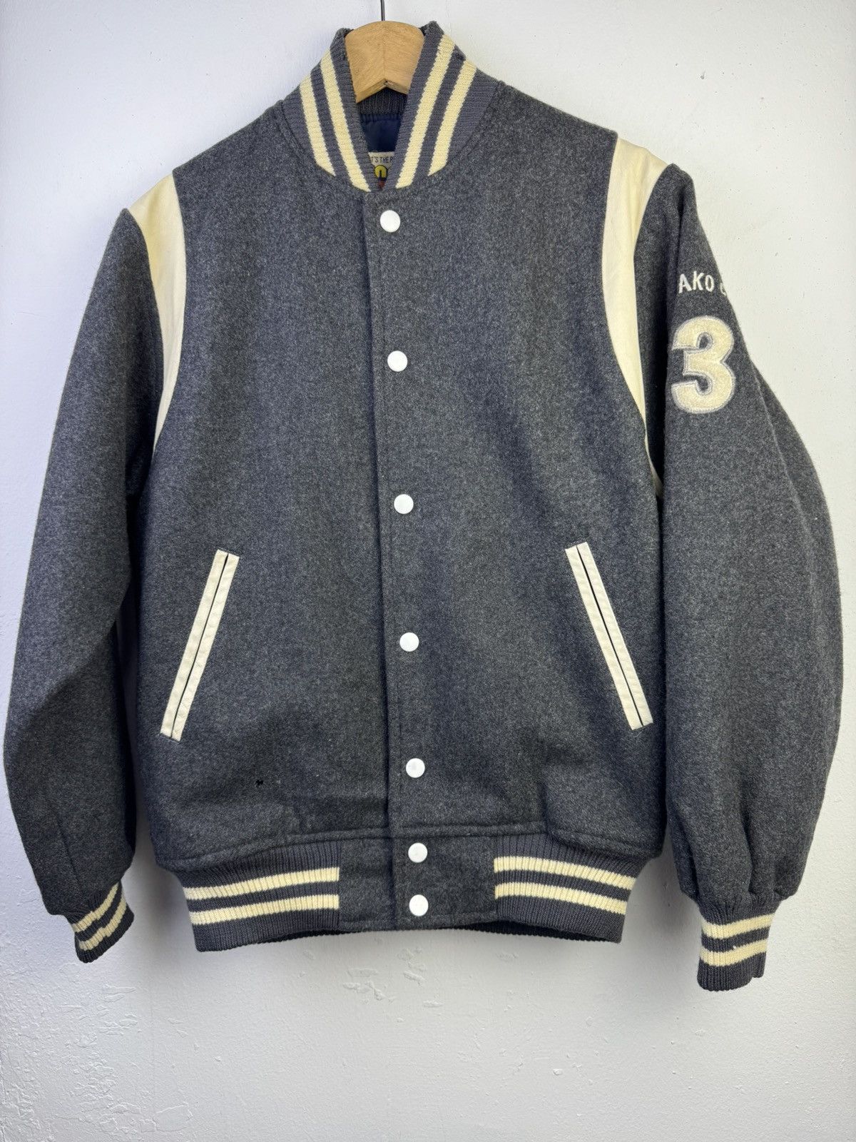 Vintage Vintage 90s Masako Club Uncle Bov Varsity Jacket Snap Size US M / EU 48-50 / 2 - 3 Thumbnail