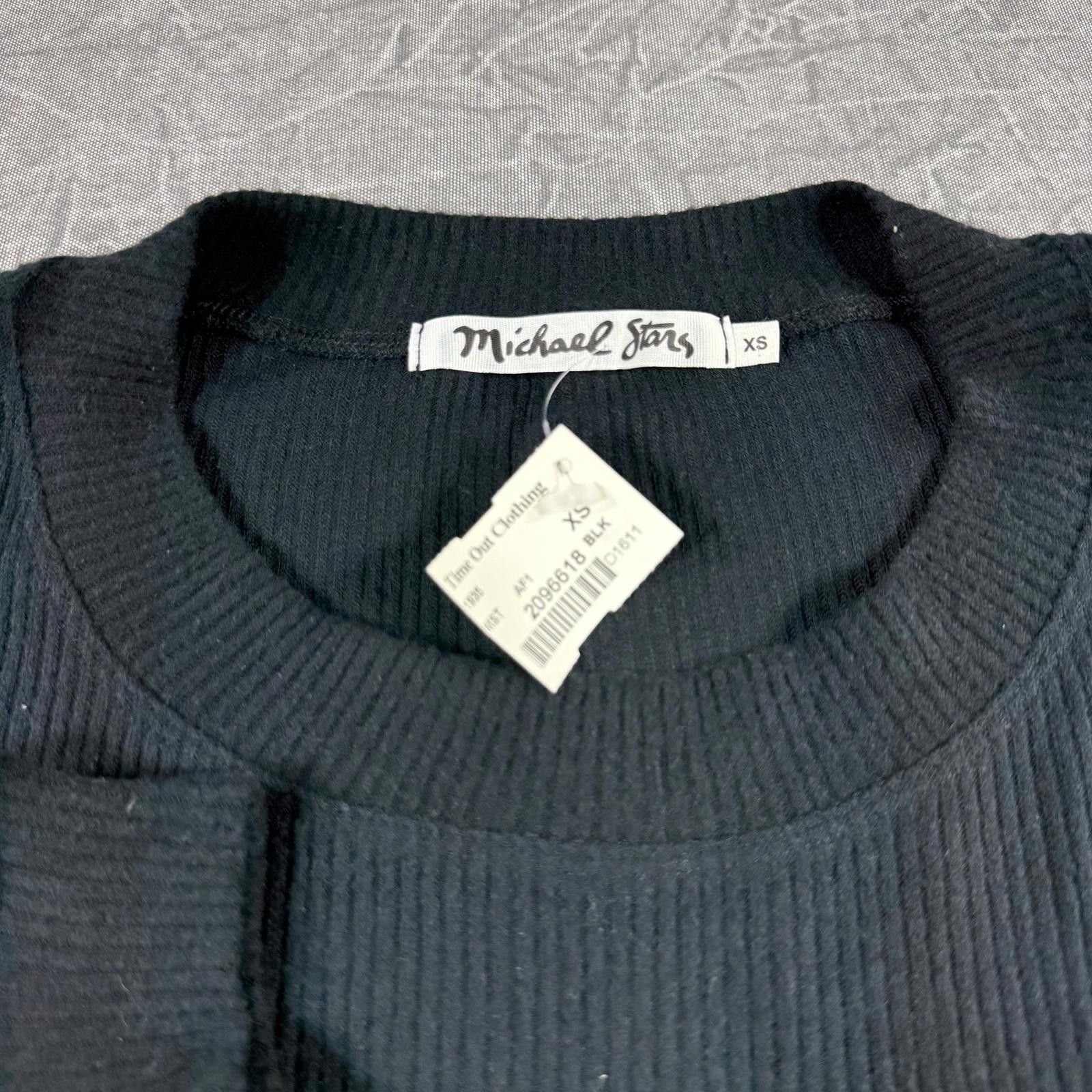Michael Stars Michael Stars Sweater Women's XS Black Vintage Knit Size XS / US 0-2 / IT 36-38 - 2 Thumbnail