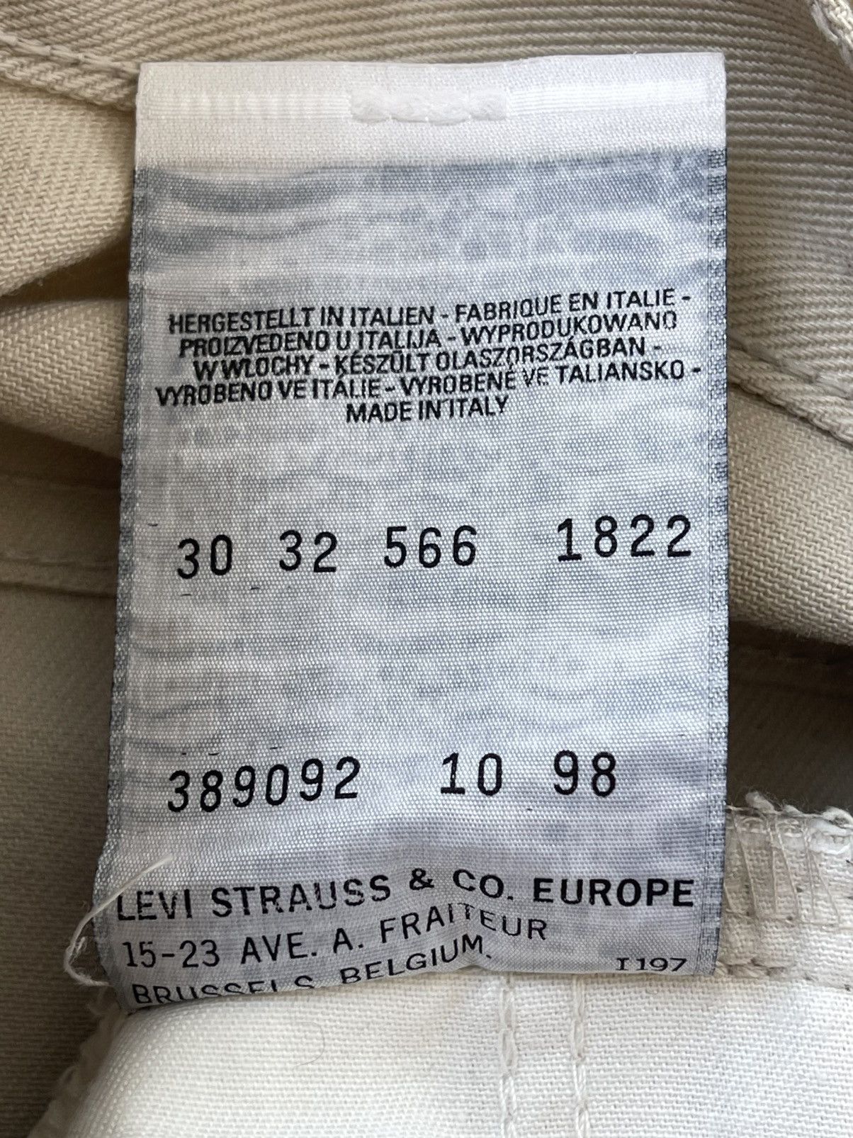 Levi's Sta-Prest 566 Black Tab Straight Regular Fit Pants 90s 28x32 Size US 28 / EU 44 - 10 Thumbnail
