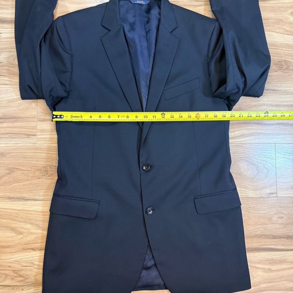 Brooks Brothers Brooks Brothers Men’s 43L Navy Wool 1818 Blazer Size 42L - 5 Thumbnail