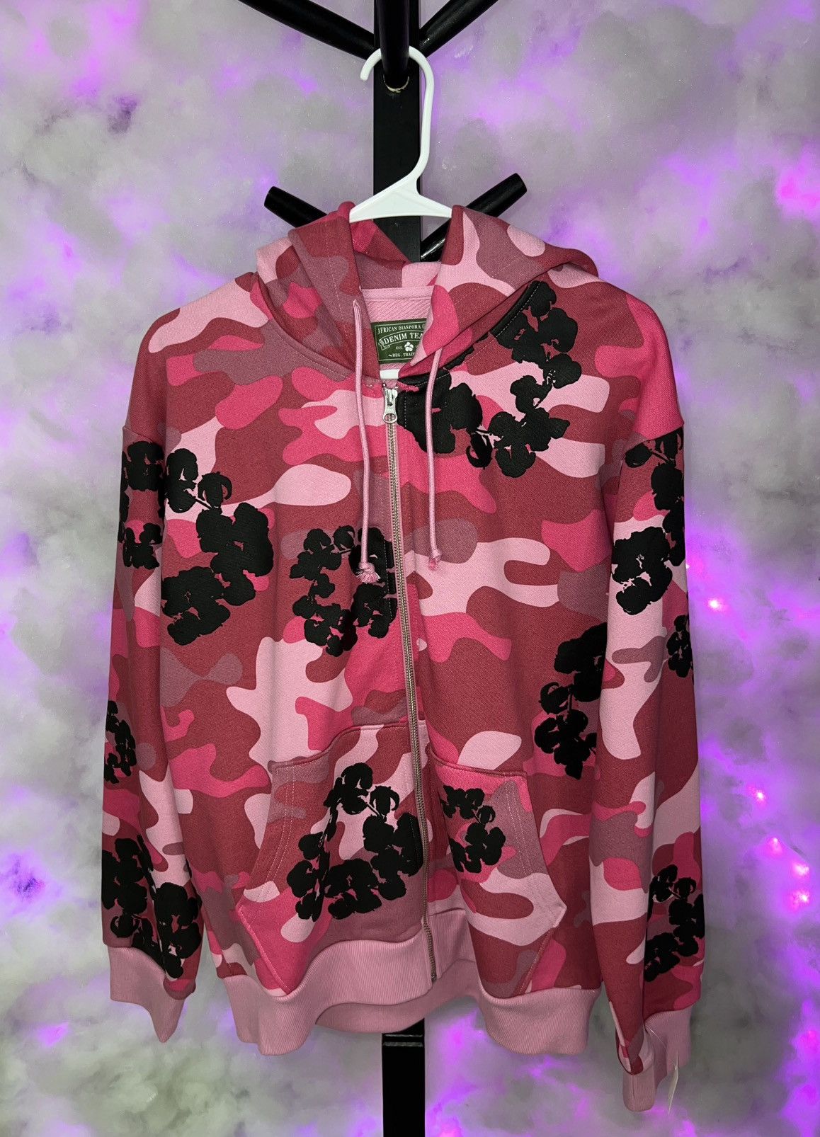 DENIM TEARS Denim Tears Pink 2025 Cotton Wreath Hoodie XL (NEW