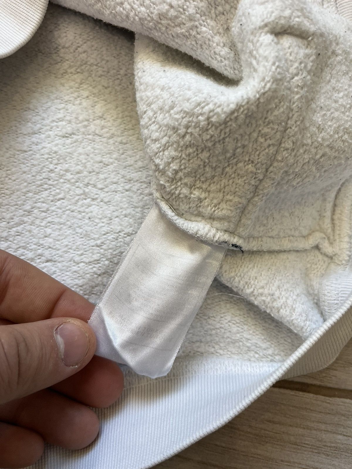 Nike × Vintage Vintage Nike hoodie white sweatshirt minimalistic Size US L / EU 52-54 / 3 - 19 Thumbnail