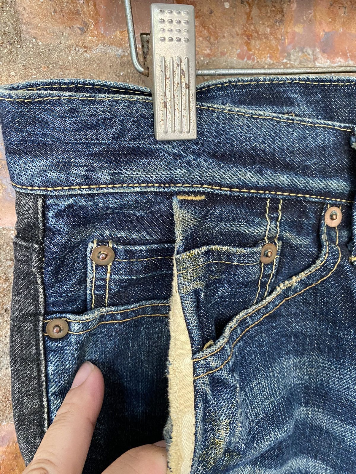 Maison MIHARA YASUHIRO 2000s Hybrid crop selvage denim Size US 32 / EU 48 - 10 Thumbnail