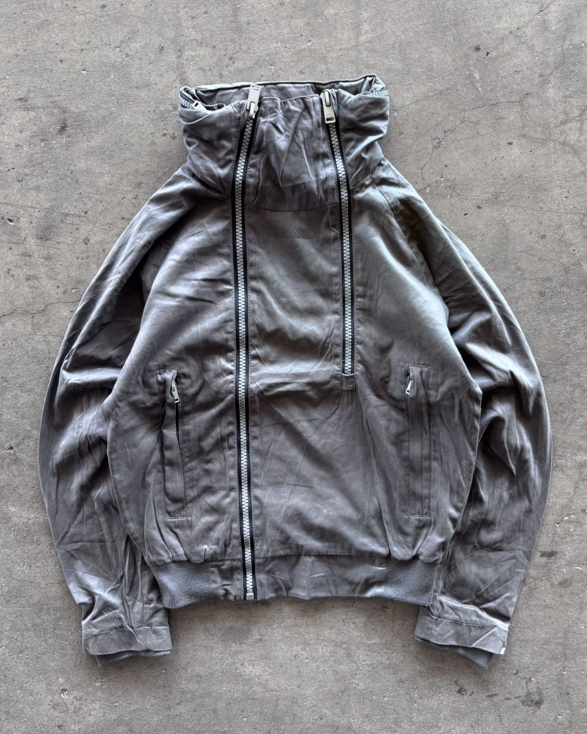 Codes Combine Codes Combine For Men Grey Assymetrical Jacket Size US M / EU 48-50 / 2 - 1 Thumbnail