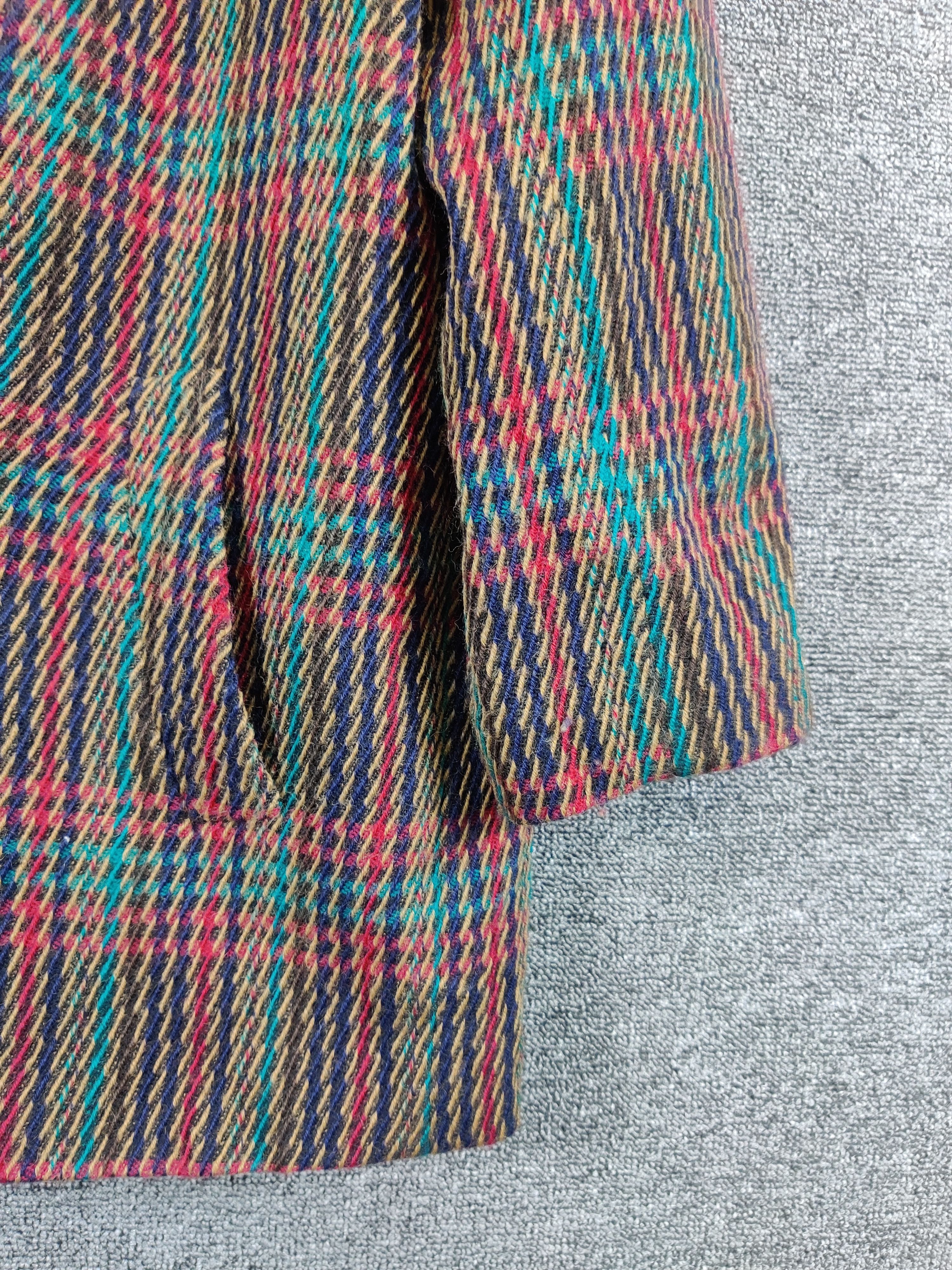 Japanese Brand Vintage Roman Roselina Double Breasted Blazer Coat Size US M / EU 48-50 / 2 - 3 Thumbnail