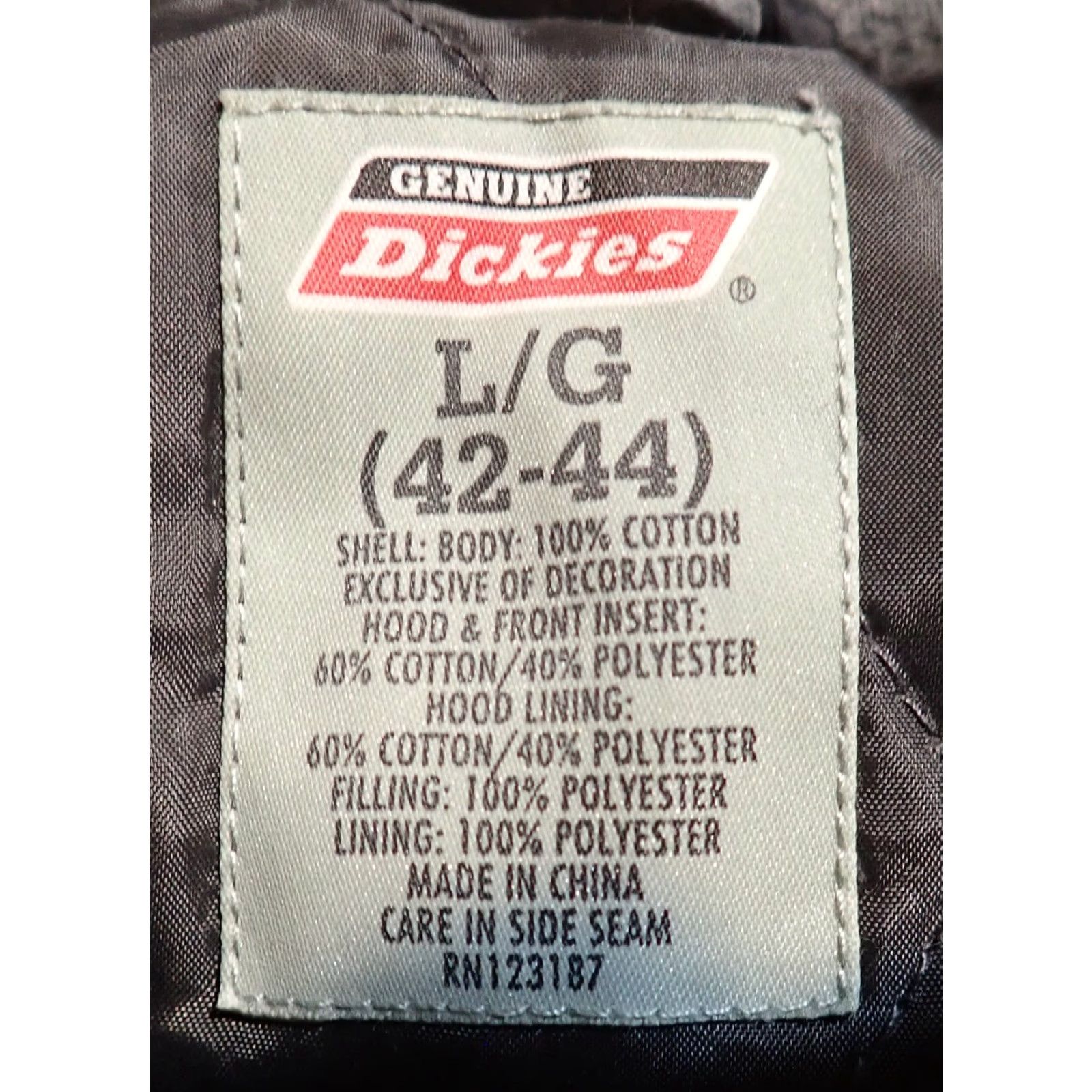 Dickies VINTAGE Dickies Quilted Lined Workwear Jacket Hooded Overshirt Heavy Duty Mens Jacket Large Gray 49 inches Classic Outdoor Retro Utility Jacket 5319 Size US L / EU 52-54 / 3 - 4 Thumbnail