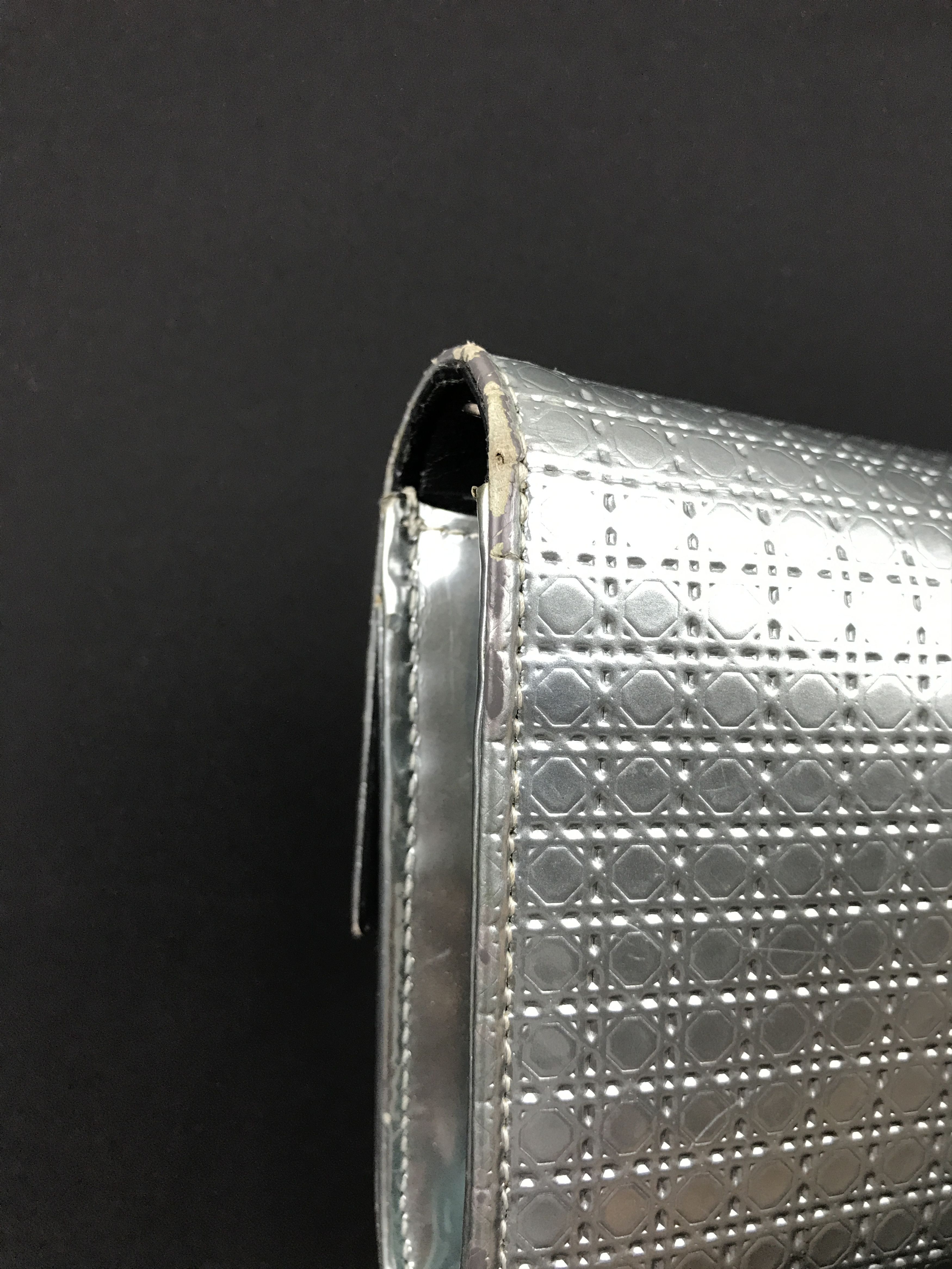 Christian Dior Monsieur Christian Dior Micro-Cannage Clutch Bag Without Chain Size ONE SIZE - 15 Thumbnail