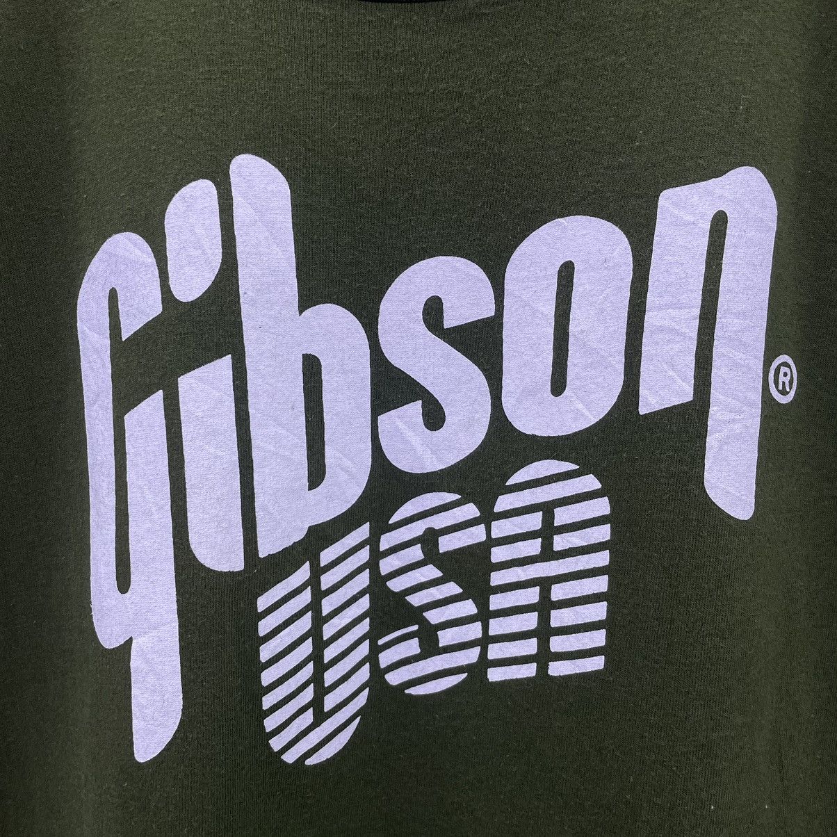 Vintage Vintage 1990s Gibson USA Guitar Promo T Shirt Size US M / EU 48-50 / 2 - 2 Thumbnail