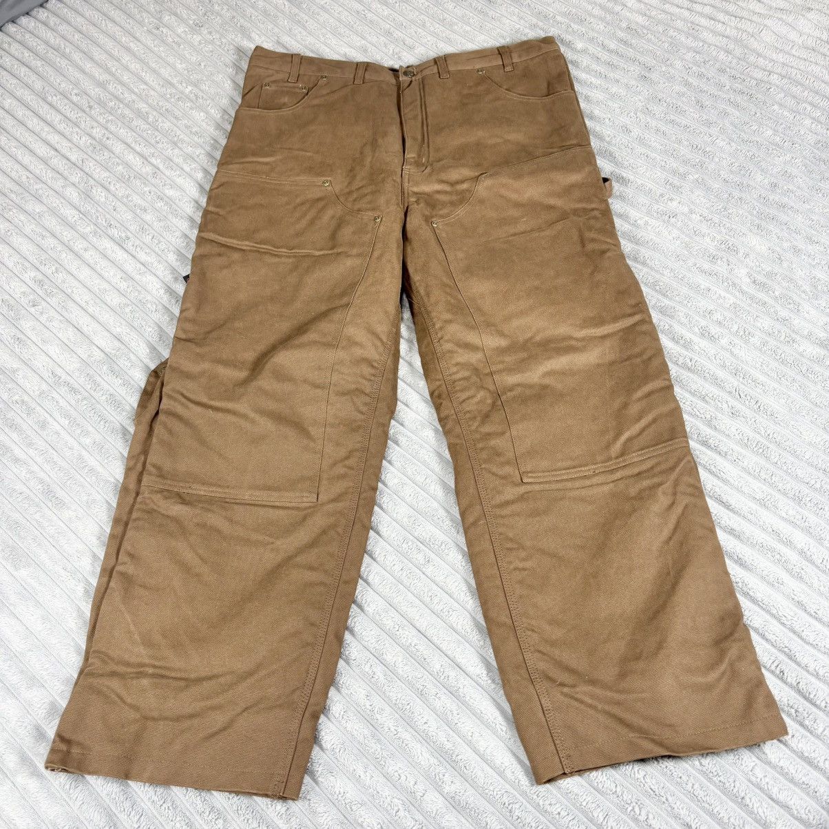 Other Five Brother Pants Mens 40x30 Brown Sherpa Lined Double Knee Size US 40 / EU 56 - 1 Thumbnail