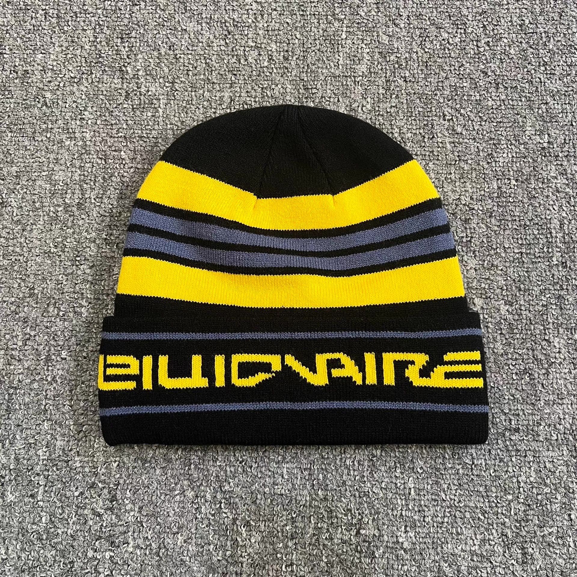 Billionaire Boys Club BBC US Striped Color-Block Knitted Beanie Q7 Size ONE SIZE - 1 Thumbnail