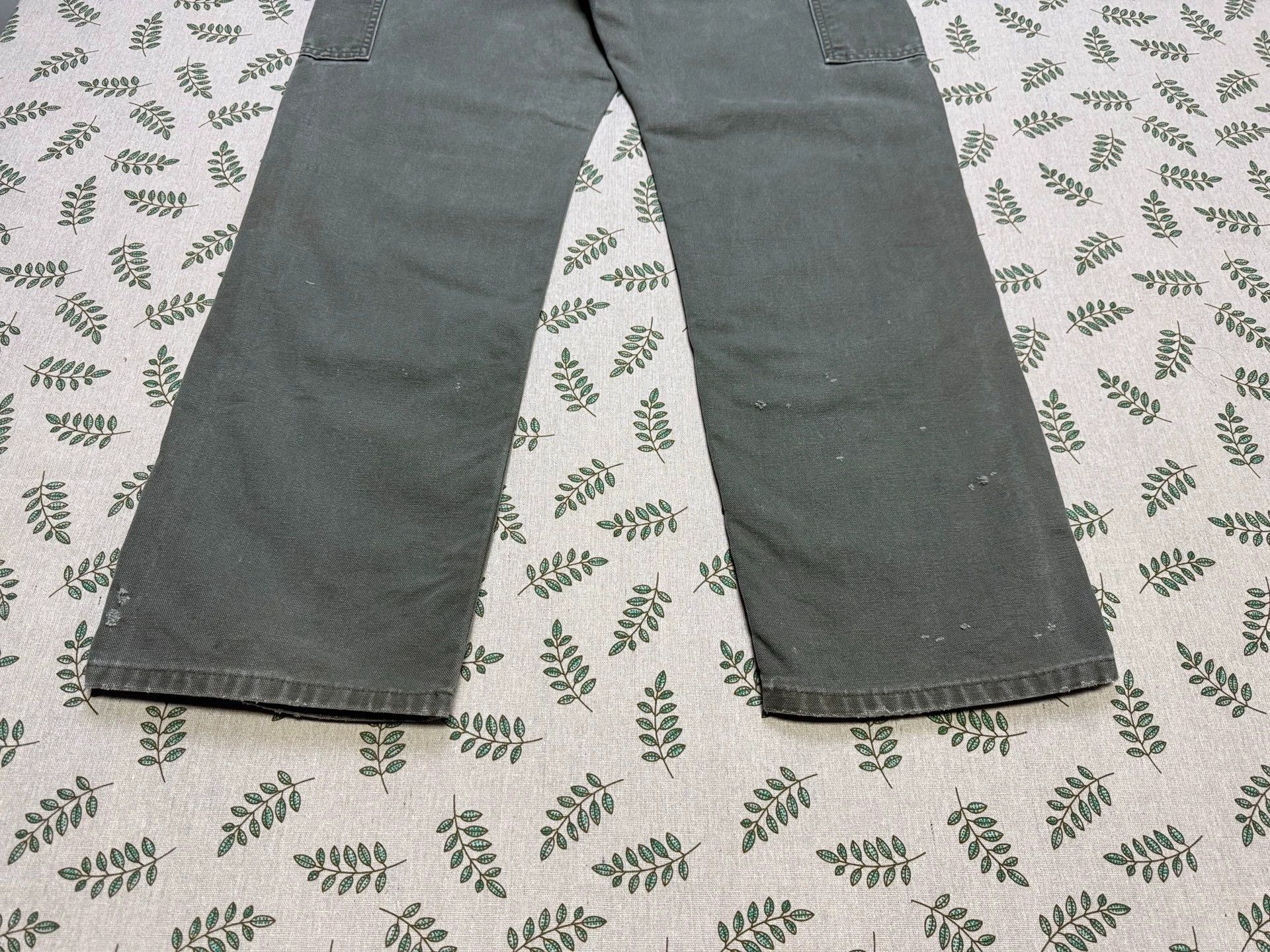 Carhartt Vintage Carhartt B136 Carpenter Pants Moss Green 31x30 Size US 31 - 6 Thumbnail