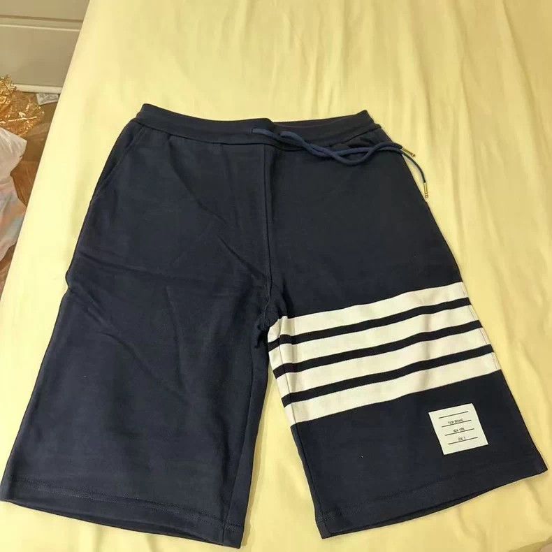 Thom Browne THOM BROWNE Navy Blue Shorts Size 2 - dmc Size US 30 / EU 46 - 1 Thumbnail
