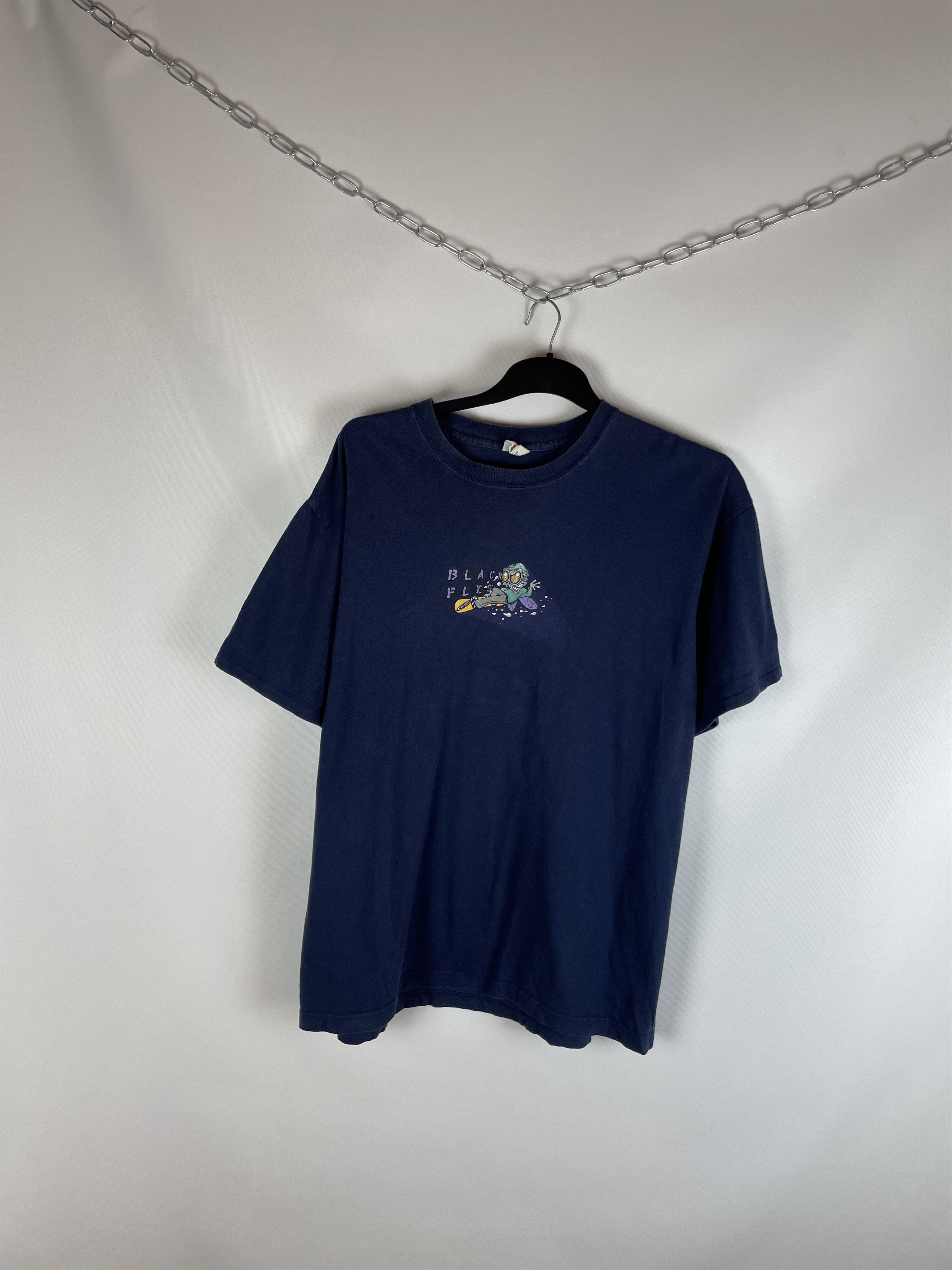 Hook-Ups BLACK FLYS Vintage Skate Made in USA Tee Size US XL / EU 56 / 4 - 2 Thumbnail