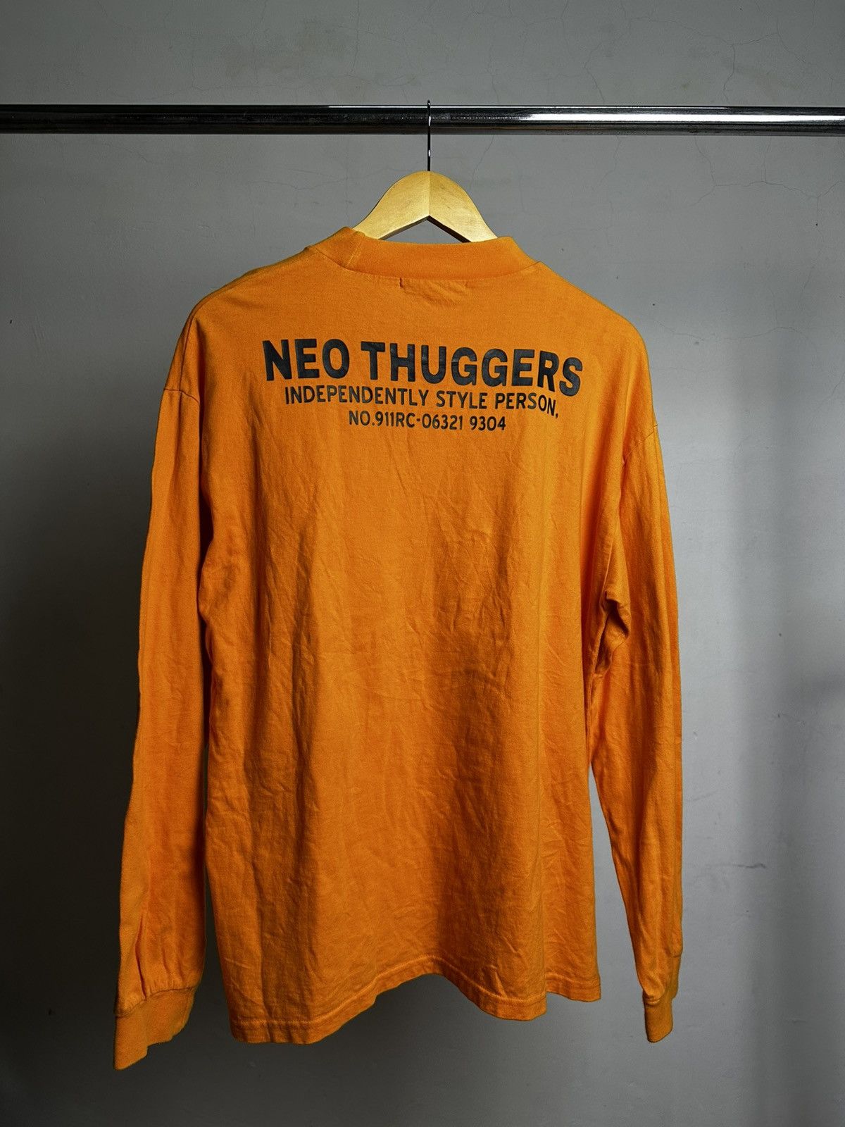 Japanese Brand Rasvoa Jail Longsleeve Shirt Streetwear Size US M / EU 48-50 / 2 - 2 Thumbnail