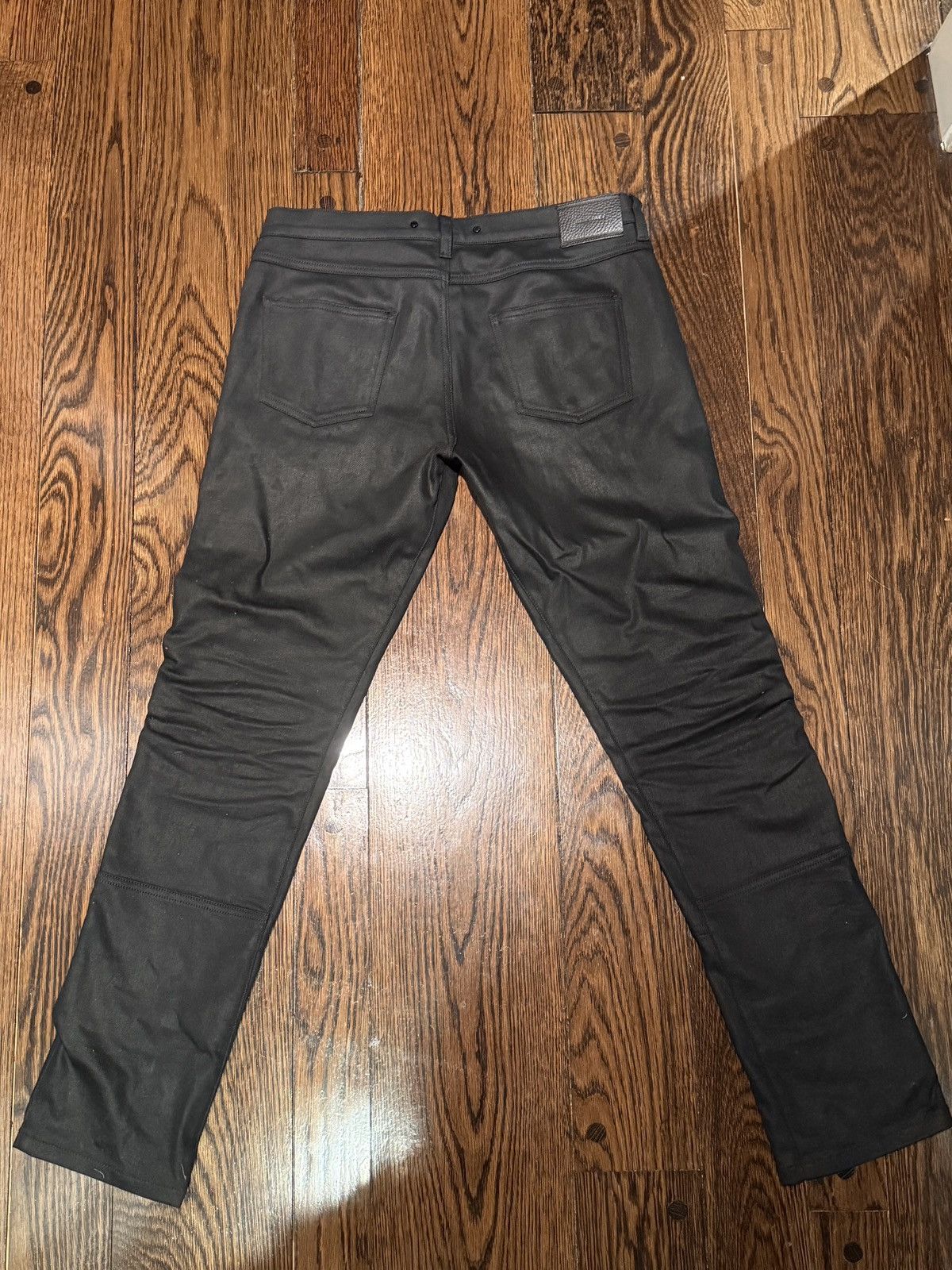 Belstaff Belstaff Black Moto Pants – Ribbed Knee Size US 34 / EU 50 - 2 Thumbnail