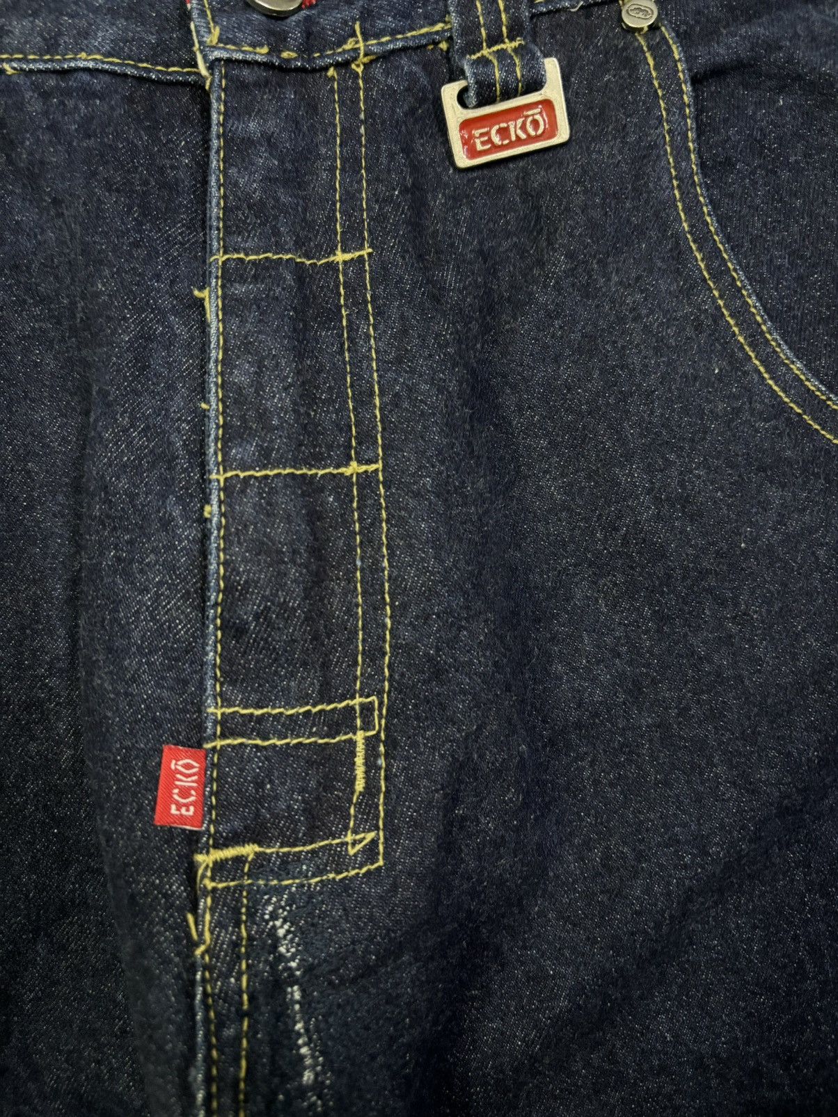 Ecko Unltd. Vintage Ecko Unltd Embroidered Logo Baggy Carpenter Jeans Size US 34 / EU 50 - 6 Thumbnail
