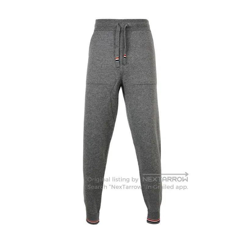 Thom Browne Thom Browne size 2 Cashmere Tie-Waist Trousers Size US 30 / EU 46 - 1 Thumbnail