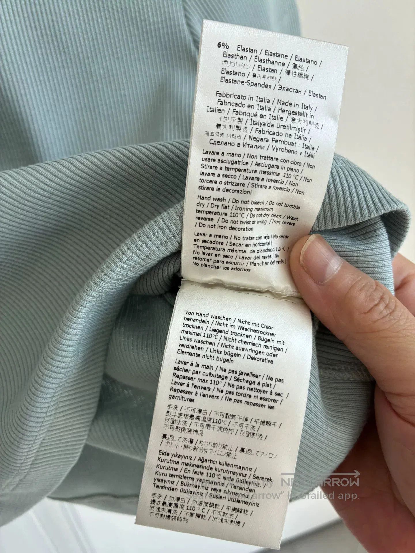 Fendi Fendi Mint Green Short-Sleeve Tee S. Size S / US 4 / IT 40 - 7 Thumbnail