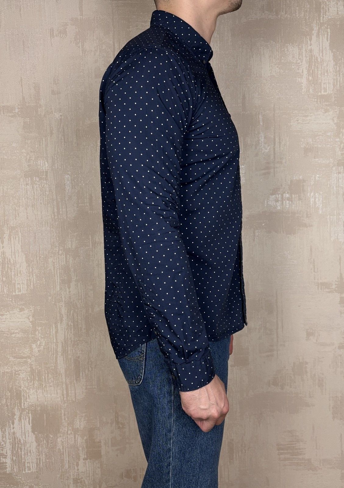 Pretty Green Pretty Green Polka Dot Shirt Long Sleeve Slim Fit Size US L / EU 52-54 / 3 - 8 Thumbnail
