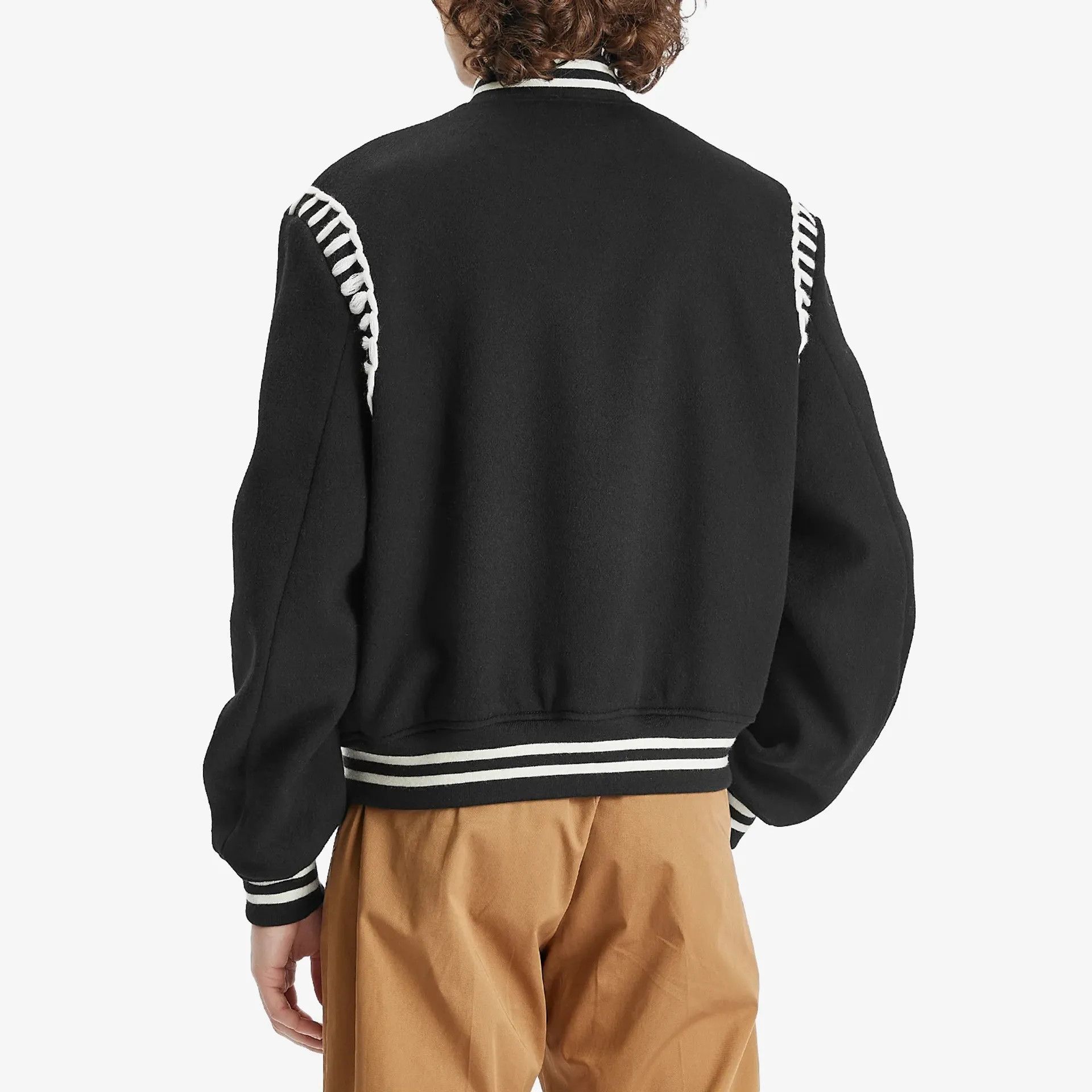 Alexander McQueen o1srvl11e0226 Bomber Jacket In Black Size US L / EU 52-54 / 3 - 2 Thumbnail