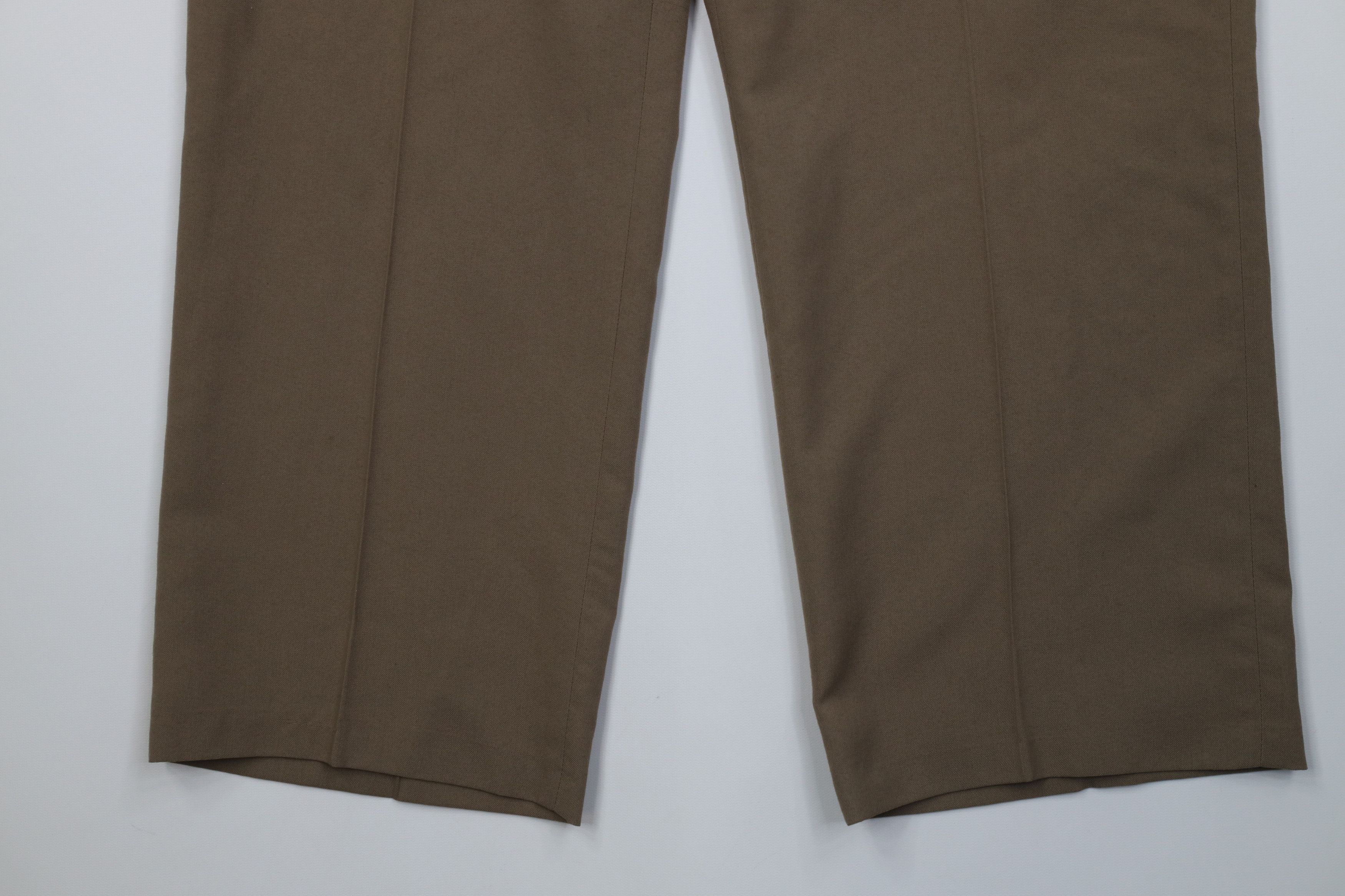 Vintage Vintage 90s Streetwear Wool Blend Knit Wide Leg Chino Pants Size US 36 / EU 52 - 4 Thumbnail