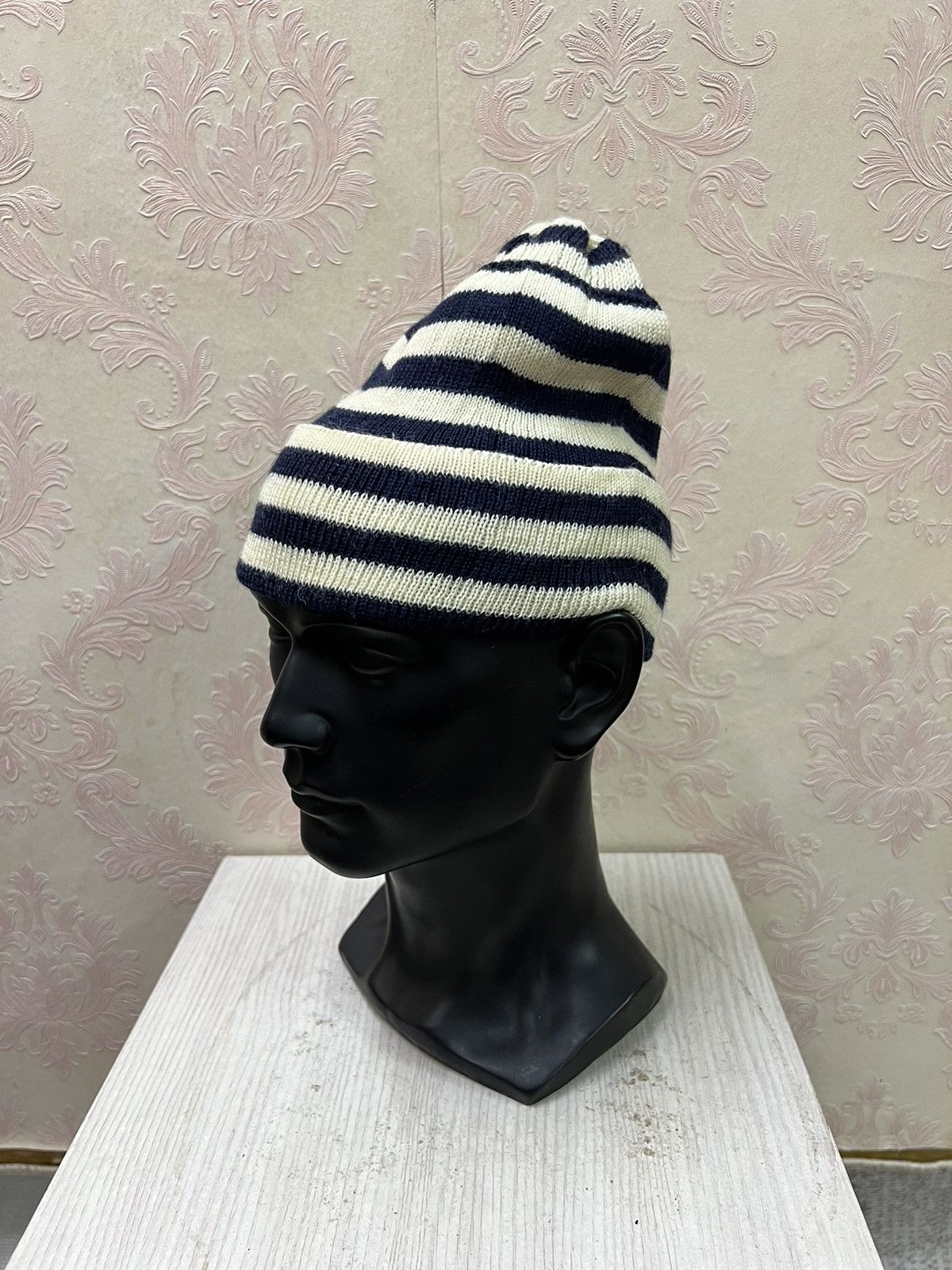 Dunlop × Vintage Vintage Dunlop Striped Design Beanie Hats Size ONE SIZE - 3 Thumbnail
