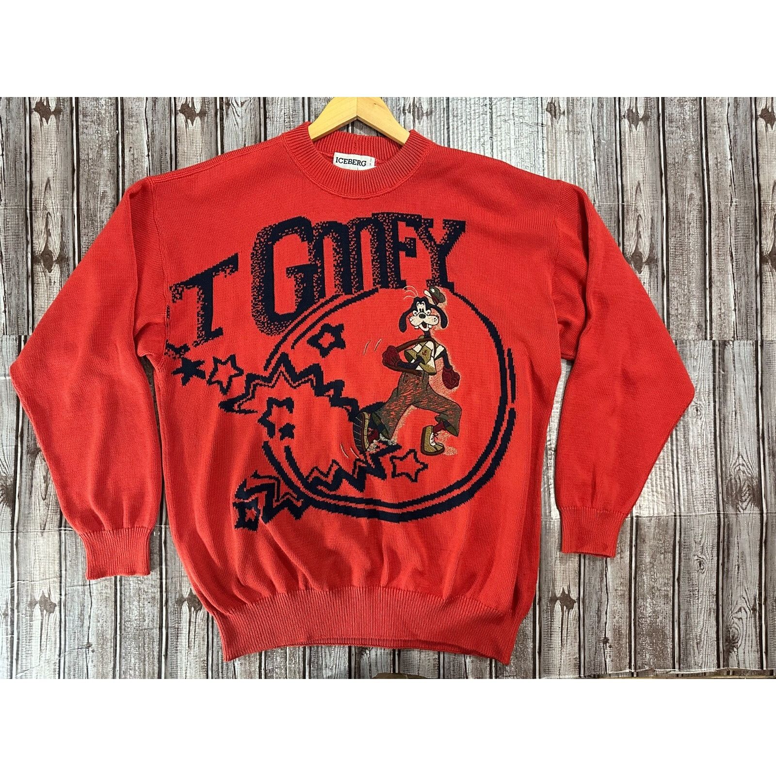 Iceberg Iceberg knit embroidered Goofy Dog Walt Disney Sweater Size Size US L / EU 52-54 / 3 - 2 Thumbnail